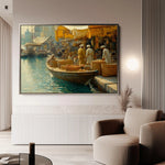 Orientalist 027 Canvas Art 90 x 60 cm / Stretched on hidden frame