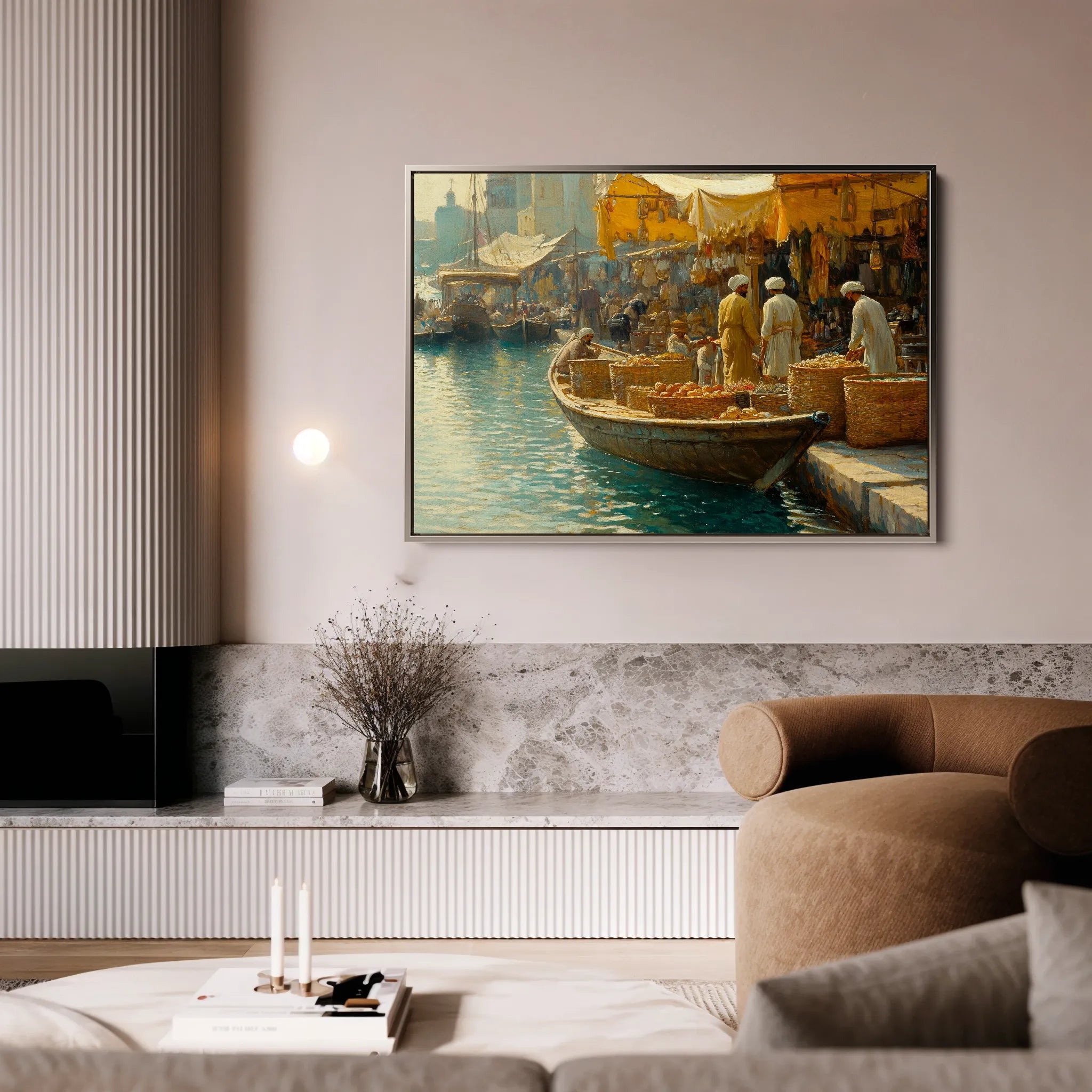 Orientalist Canvas Wall Art WAD027-OR 90 x 60 cm / Stretched on hidden frame