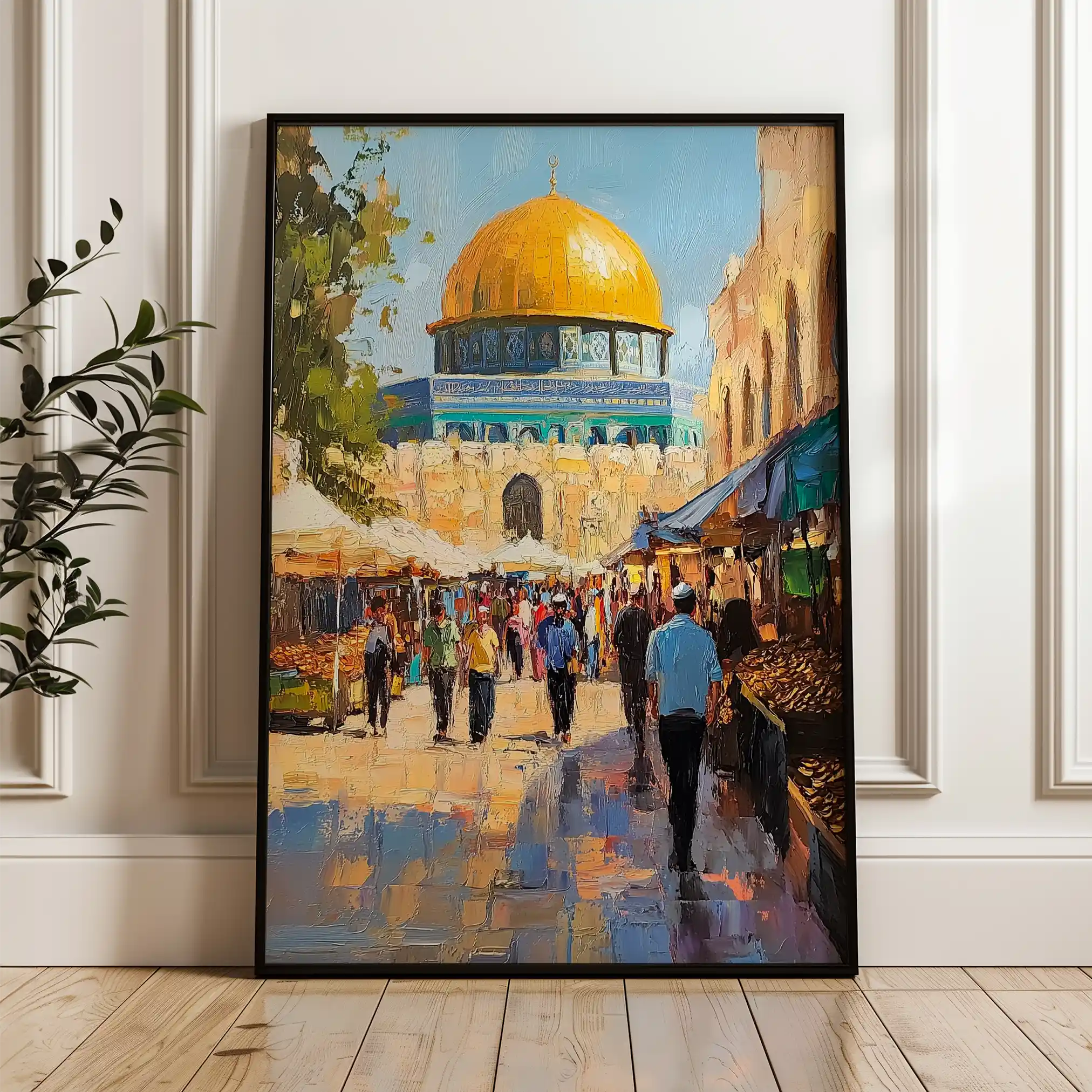 Palestine 027 Canvas Art 90 x 60 cm / Stretched on hidden frame