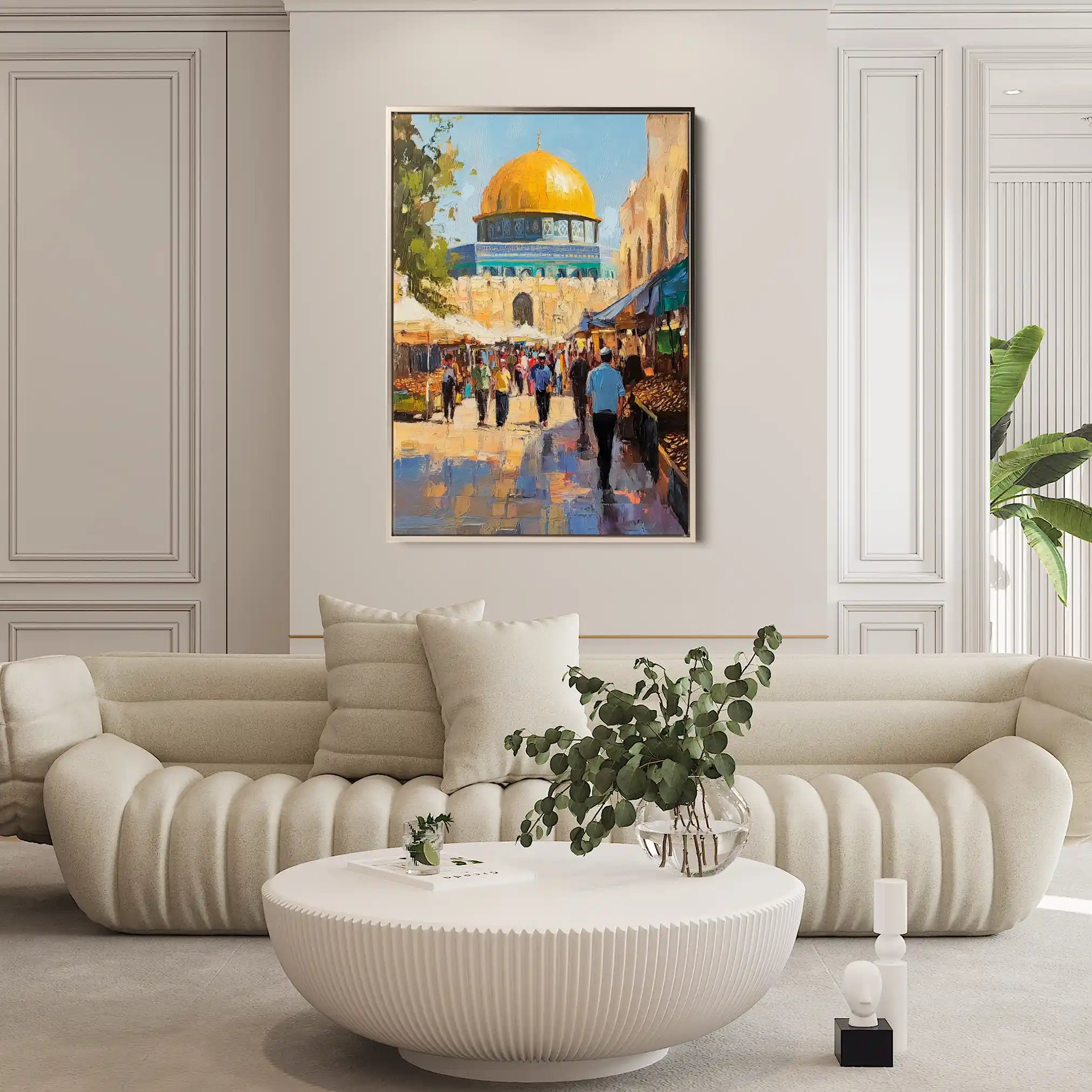 Palestine 027 Canvas Art 90 x 60 cm / Stretched on hidden frame