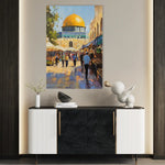 Palestine 027 Canvas Art 90 x 60 cm / Stretched on hidden frame
