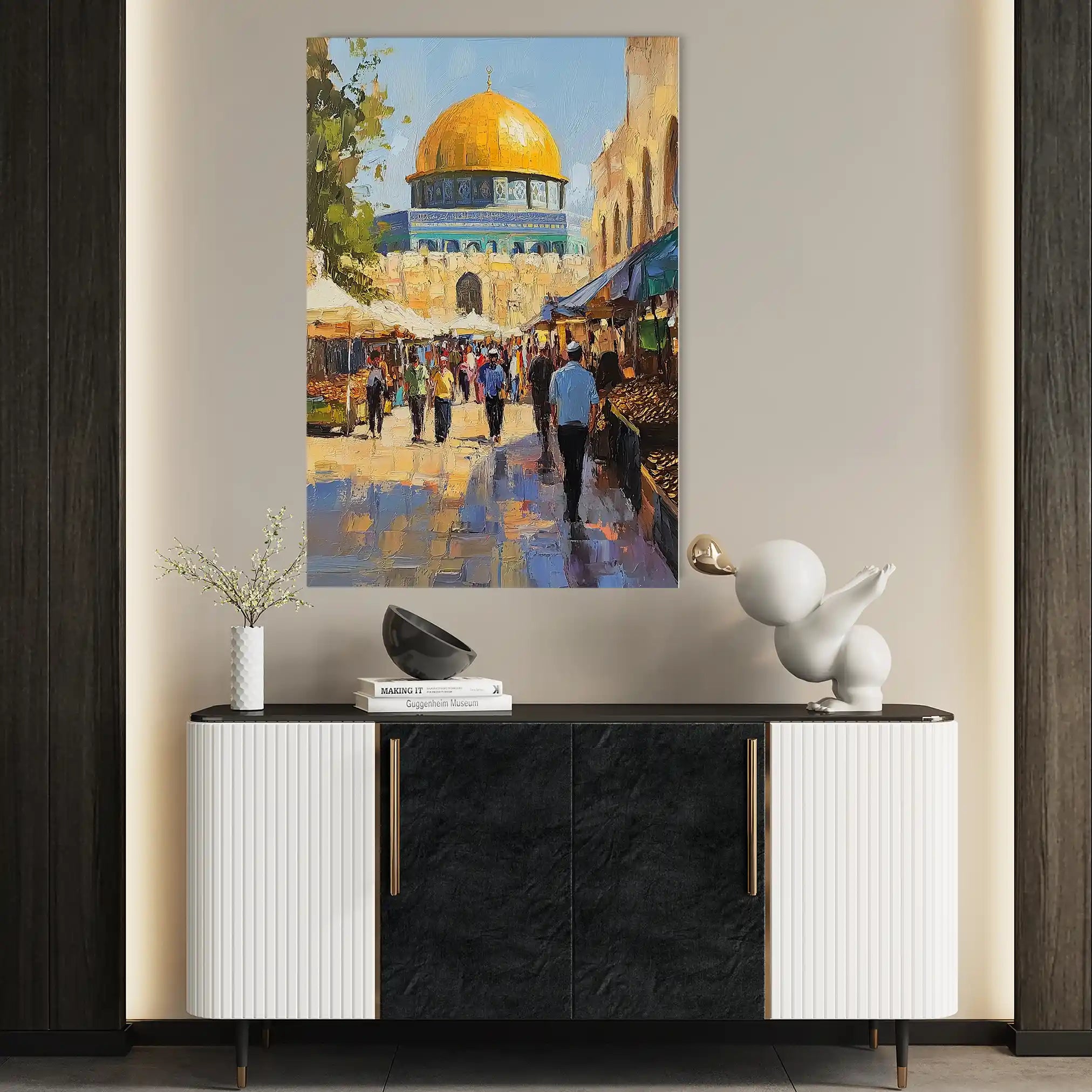 Palestine 027 Canvas Art 90 x 60 cm / Stretched on hidden frame