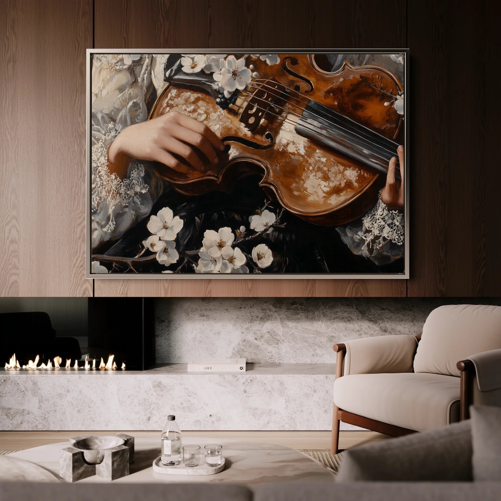 Classic Canvas Wall Art WAD028-CL 90 x 60 cm / Stretched on hidden frame