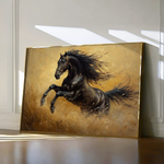 Horses 028 Canvas Art 90 x 60 cm / Stretched on hidden frame