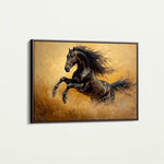 Horses 028 Canvas Art 90 x 60 cm / Stretched on hidden frame