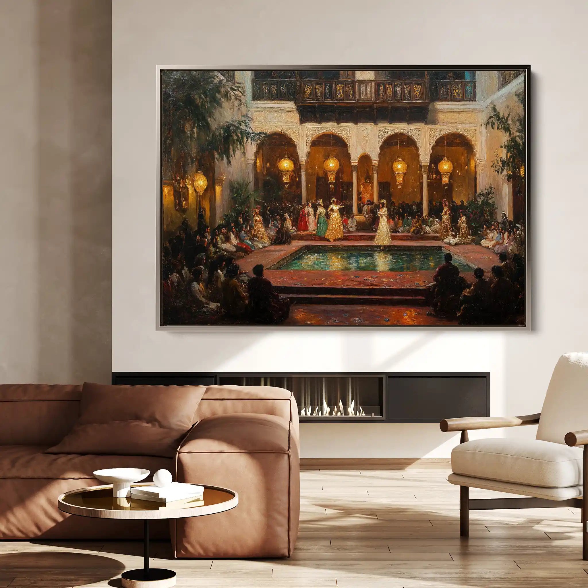 Orientalist 028 Canvas Art 90 x 60 cm / Stretched on hidden frame