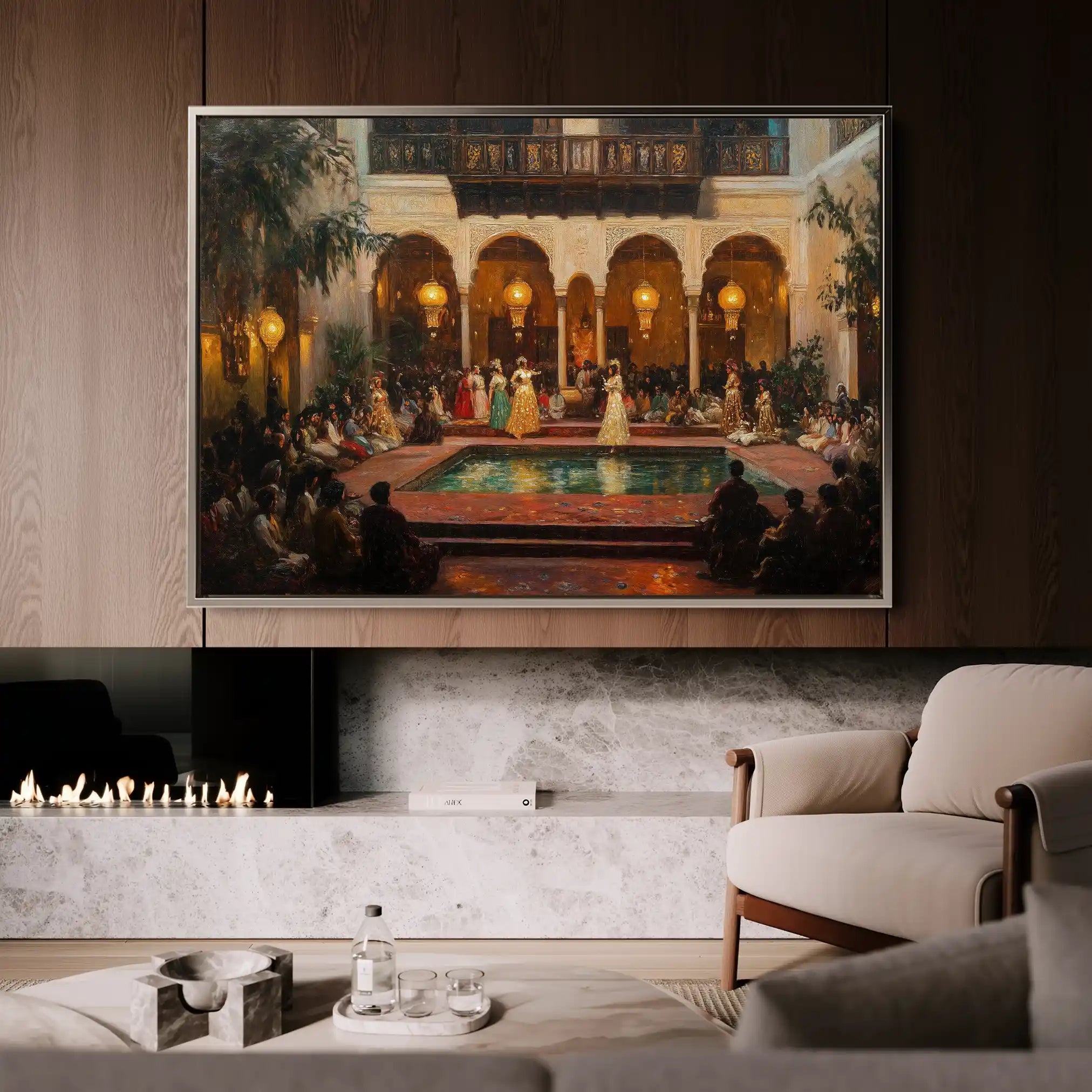 Orientalist 028 Canvas Art 90 x 60 cm / Stretched on hidden frame