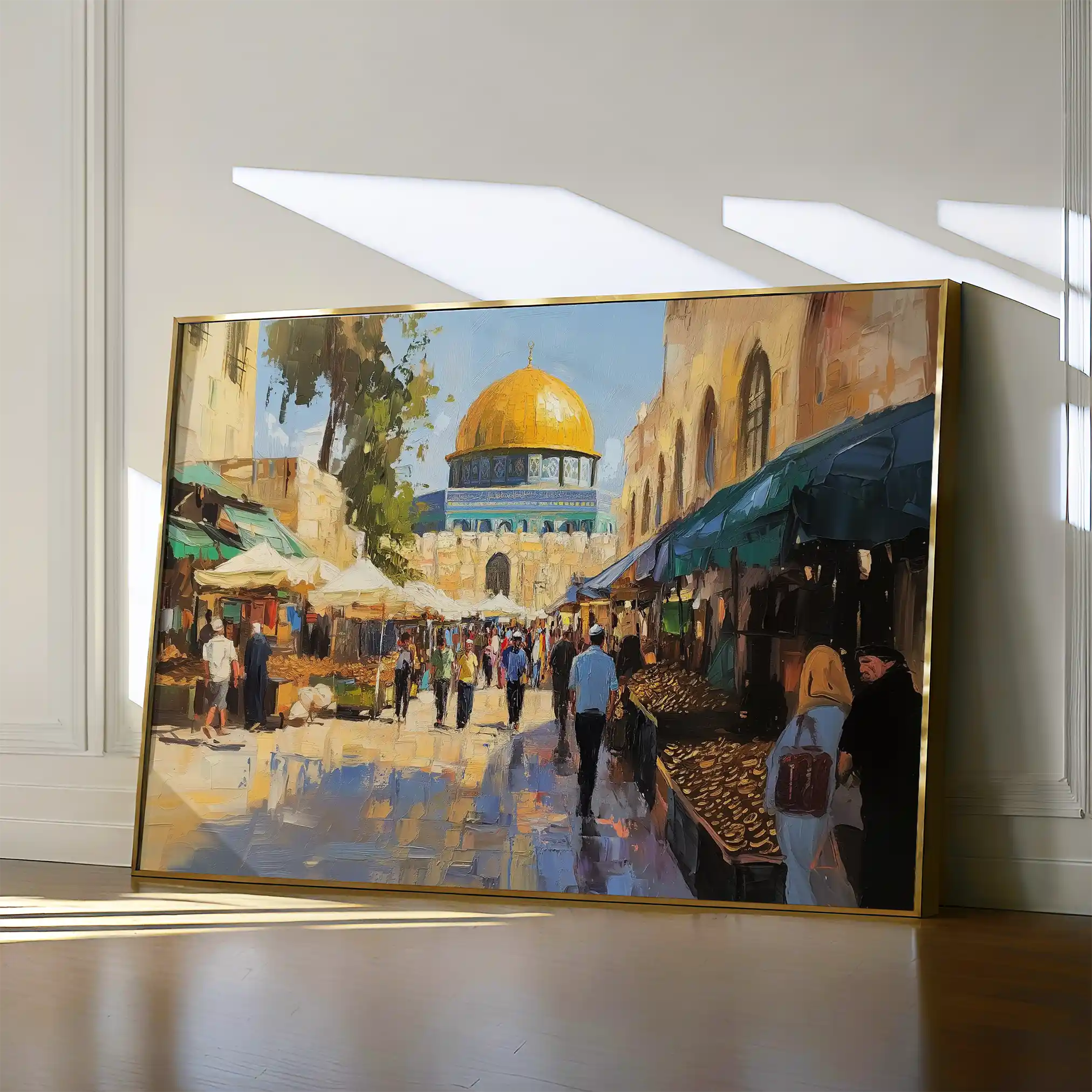 Palestine 028 Canvas Art 90 x 60 cm / Stretched on hidden frame