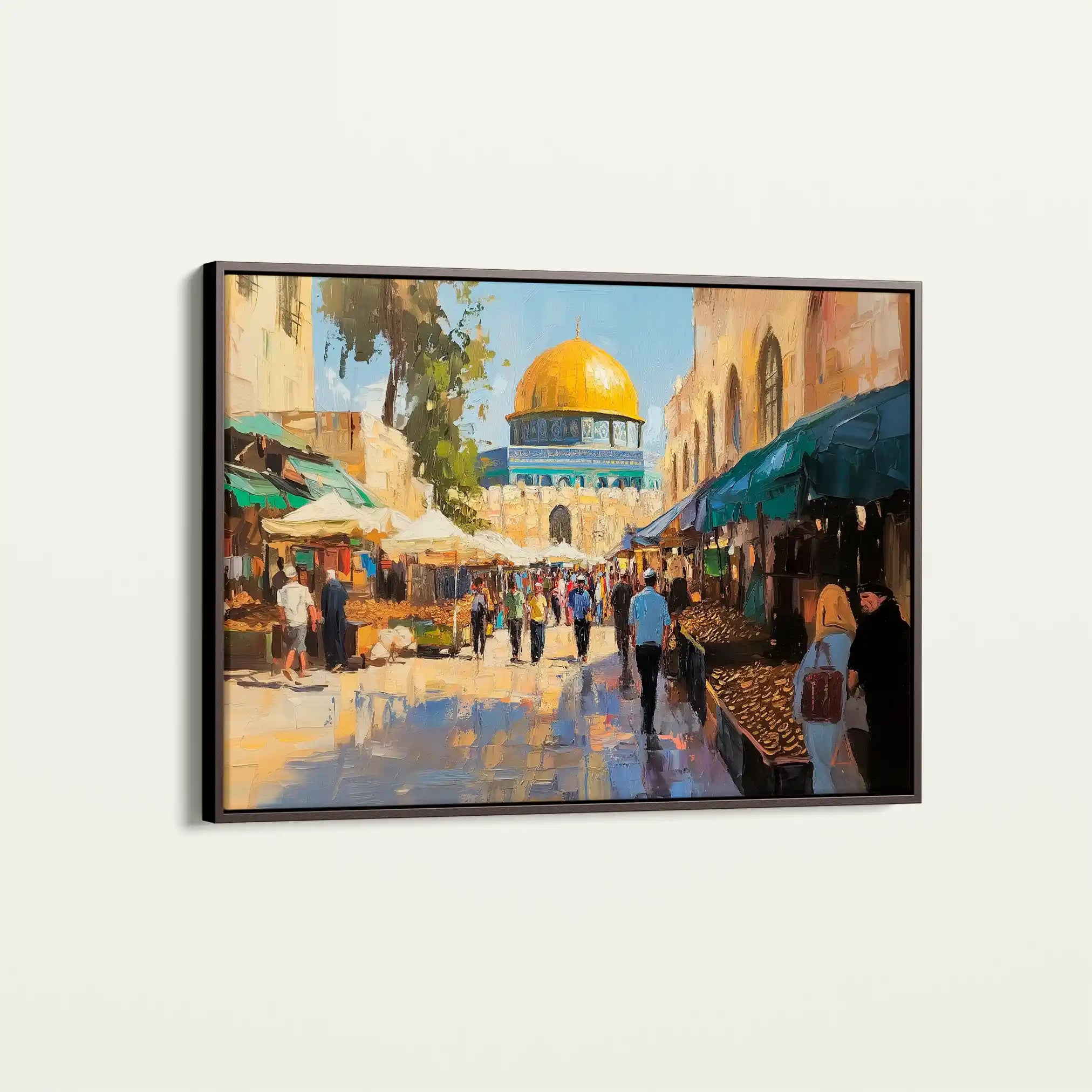 Palestine 028 Canvas Art 90 x 60 cm / Stretched on hidden frame