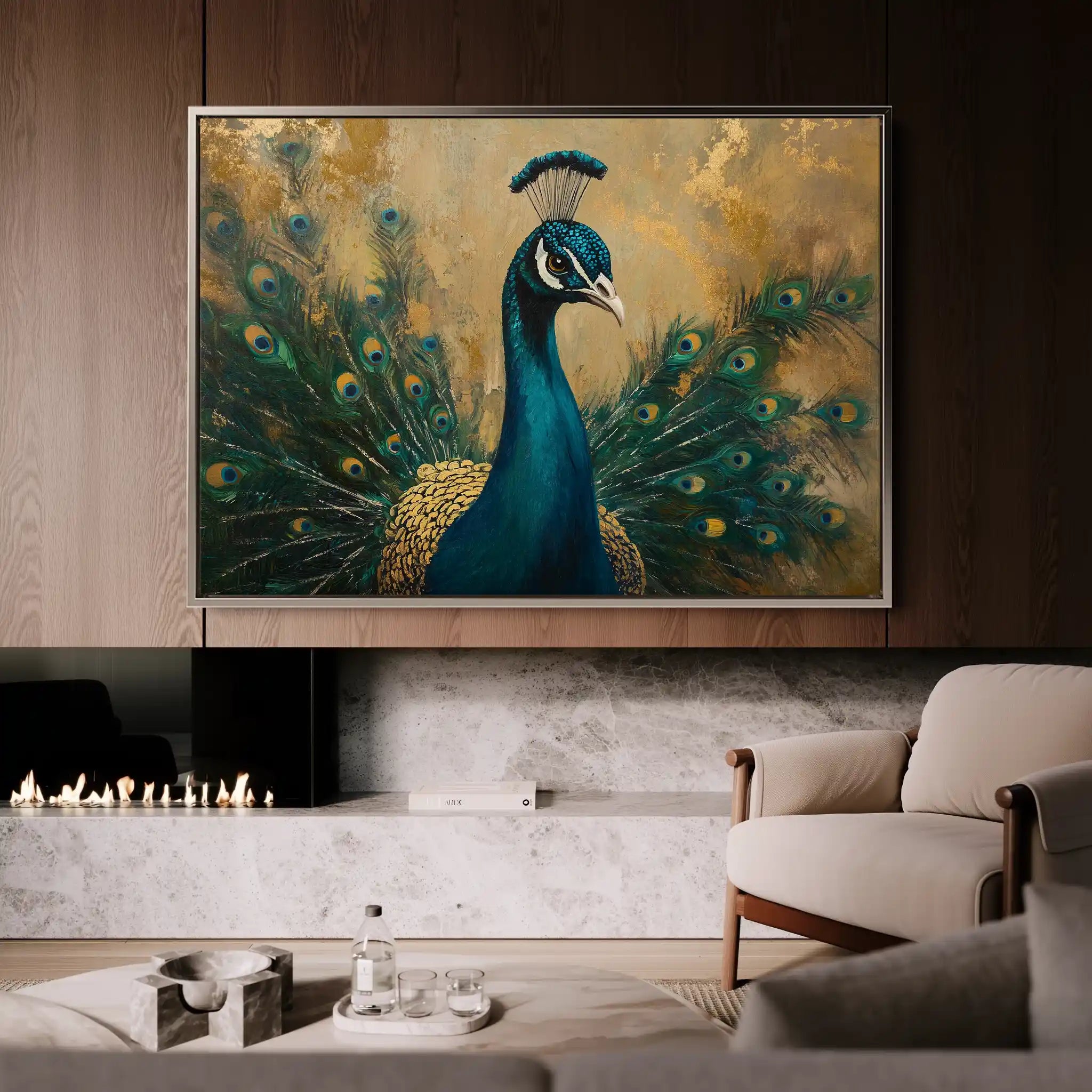 Animals 029 Canvas Art 90 x 60 cm / Stretched on hidden frame