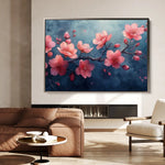 Floral Canvas Wall Art WAD029-F 90 x 60 cm / Stretched on hidden frame