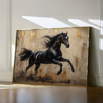 Horses 029 Canvas Art 90 x 60 cm / Stretched on hidden frame