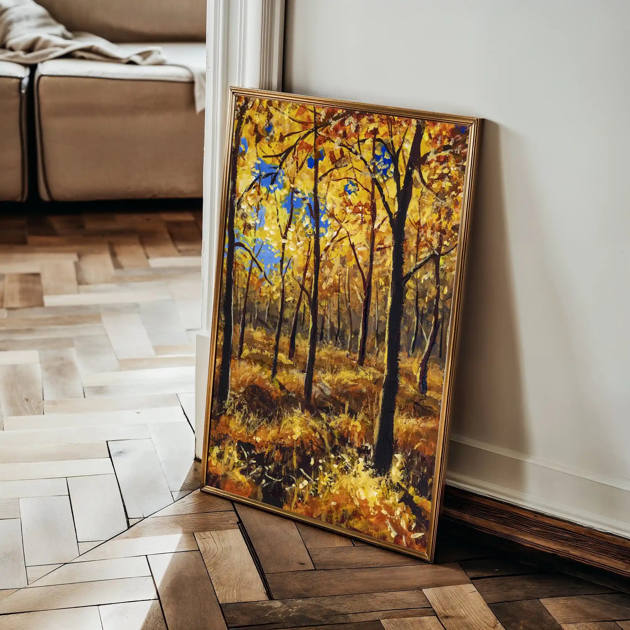 Landscape 029 Canvas Art 90 x 60 cm / Stretched on hidden frame