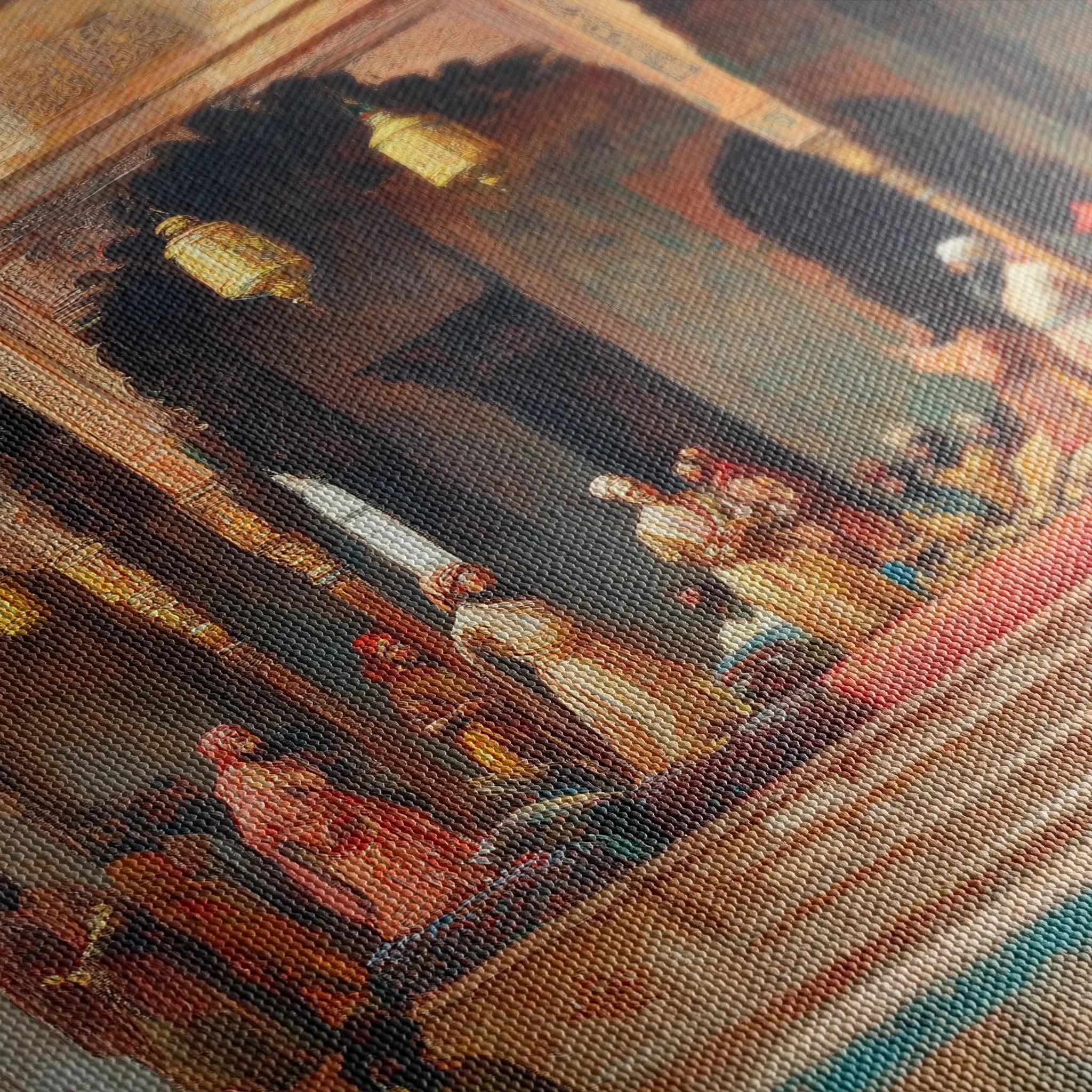 Orientalist Canvas Wall Art WAD029-OR 90 x 60 cm / Stretched on hidden frame