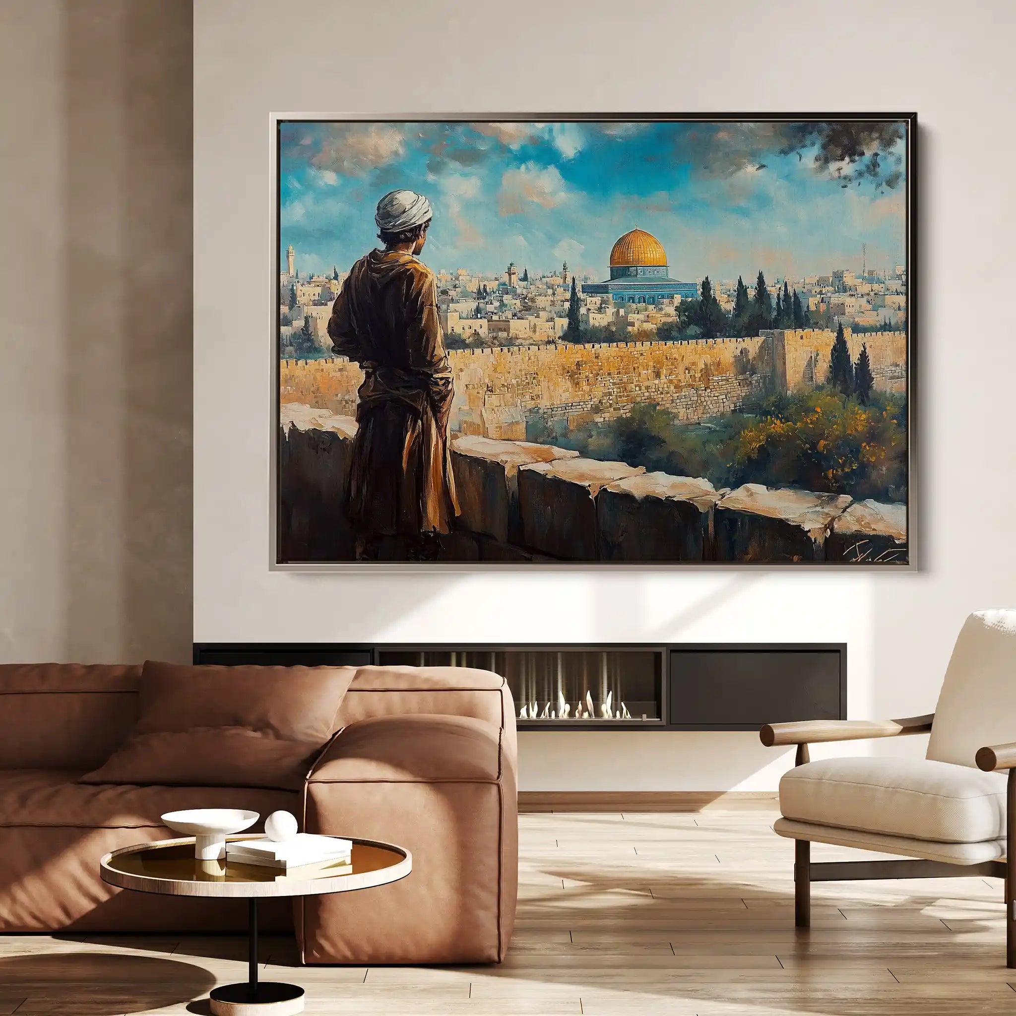 Palestine 029 Canvas Art 90 x 60 cm / Stretched on hidden frame