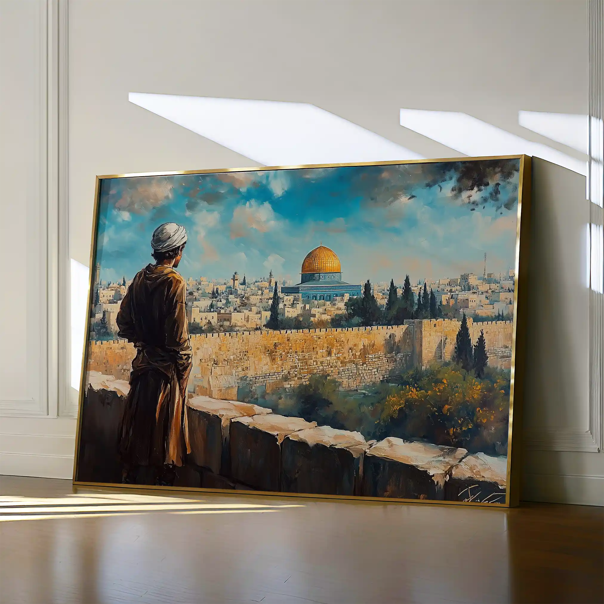 Palestine 029 Canvas Art 90 x 60 cm / Stretched on hidden frame