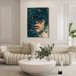 Portrait 029 Canvas Art 90 x 60 cm / Stretched on hidden frame