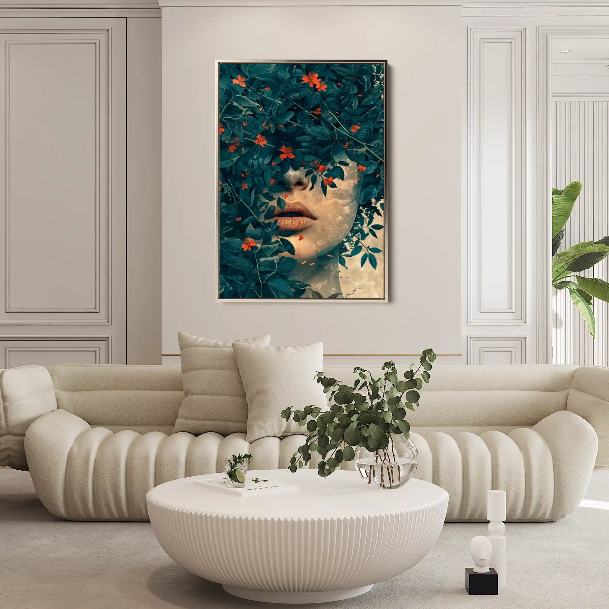 Portrait 029 Canvas Art 90 x 60 cm / Stretched on hidden frame