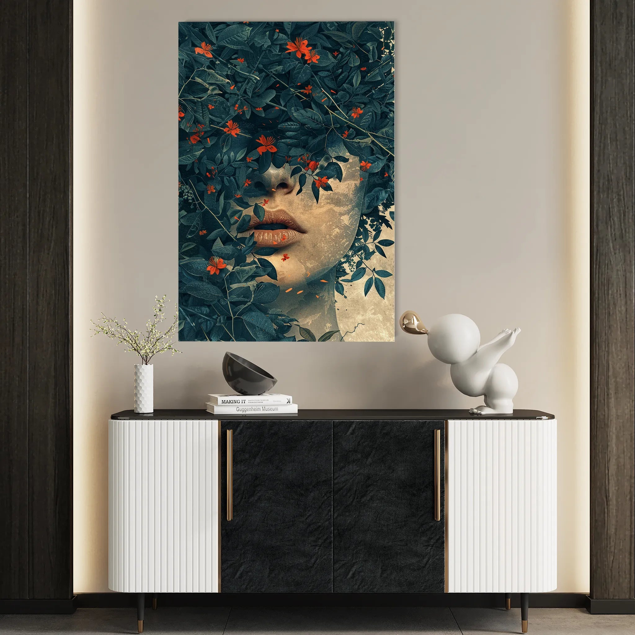 Portrait Canvas Wall Art WAD029-P 90 x 60 cm / Stretched on hidden frame