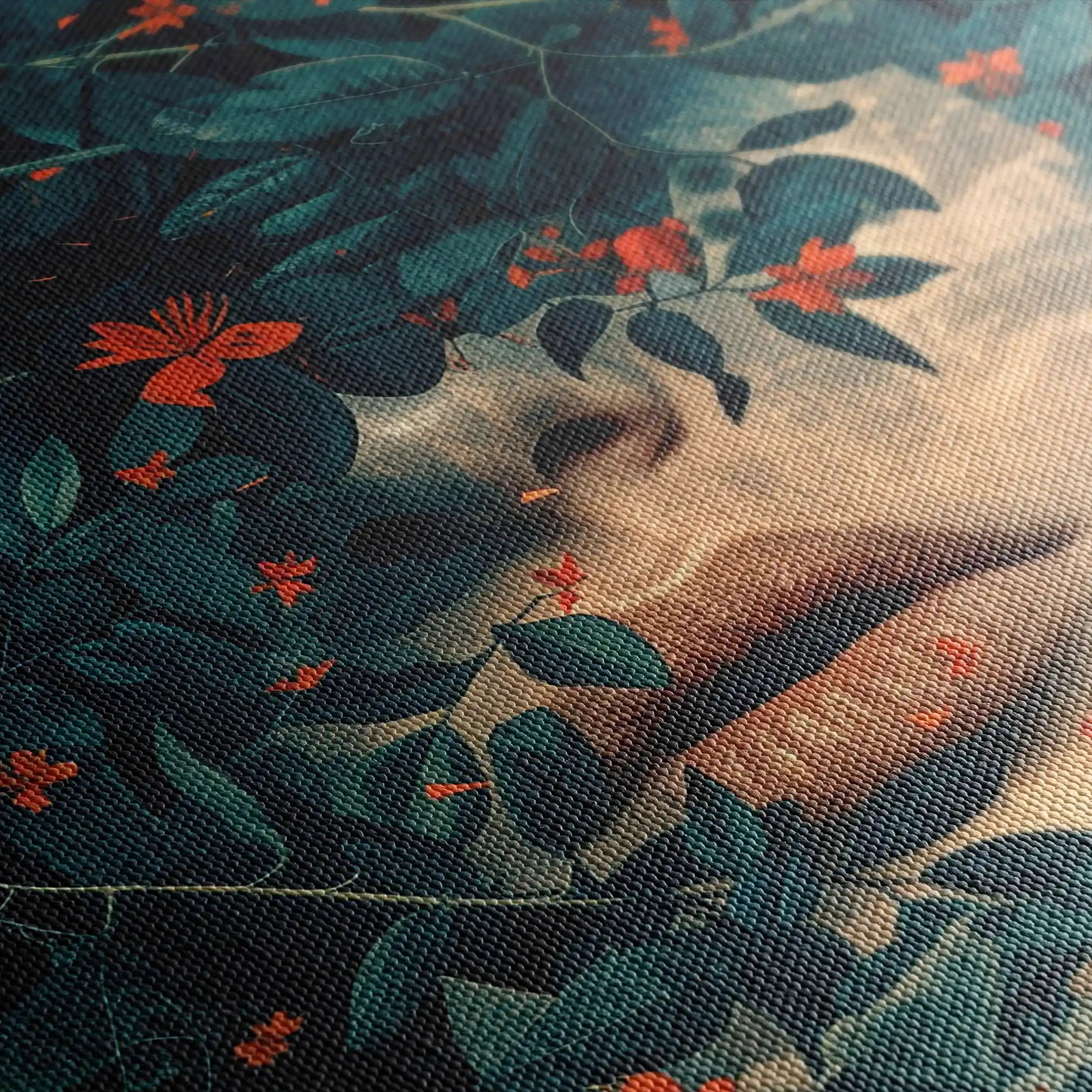 Portrait 029 Canvas Art 90 x 60 cm / Stretched on hidden frame