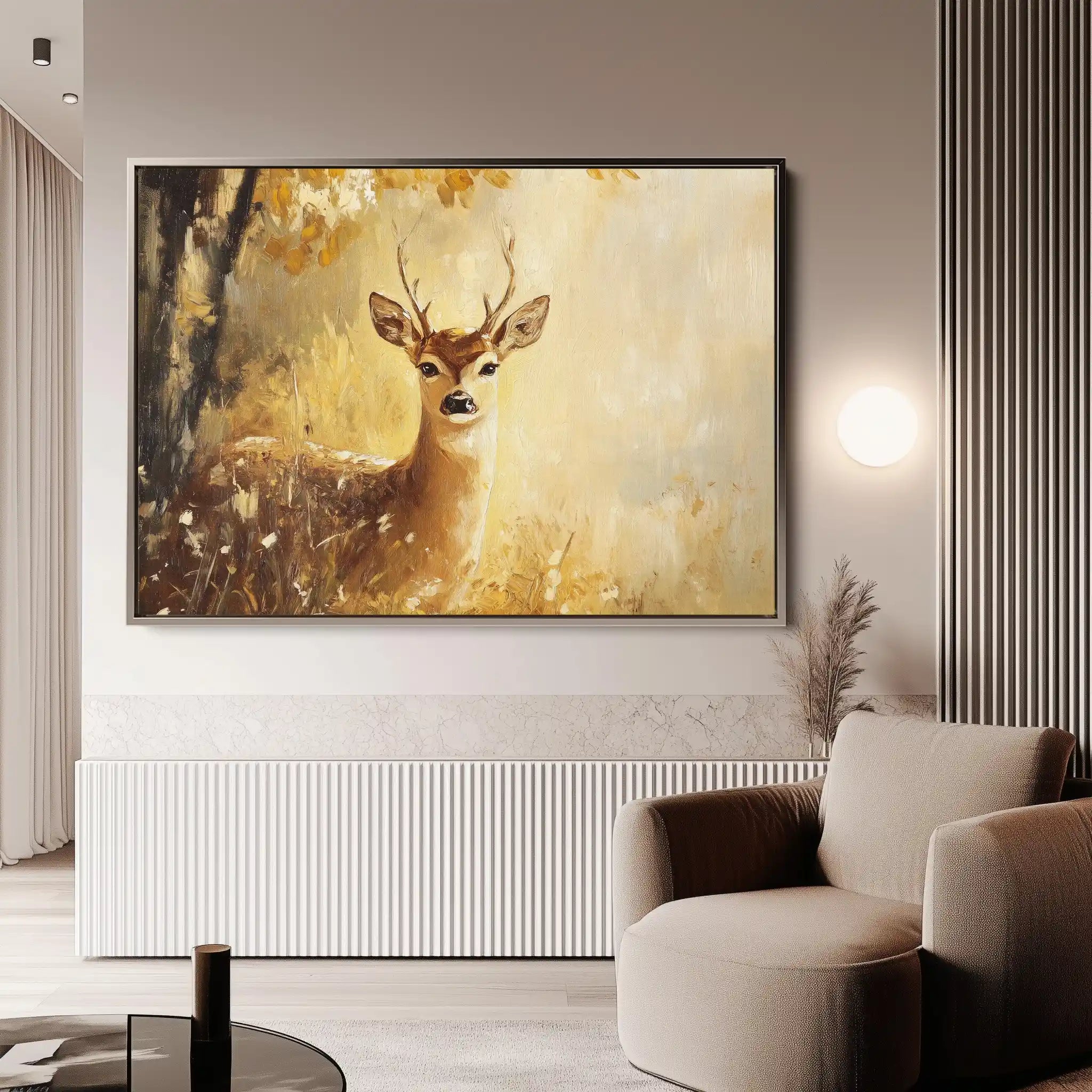 Animals 030 Canvas Art 90 x 60 cm / Stretched on hidden frame