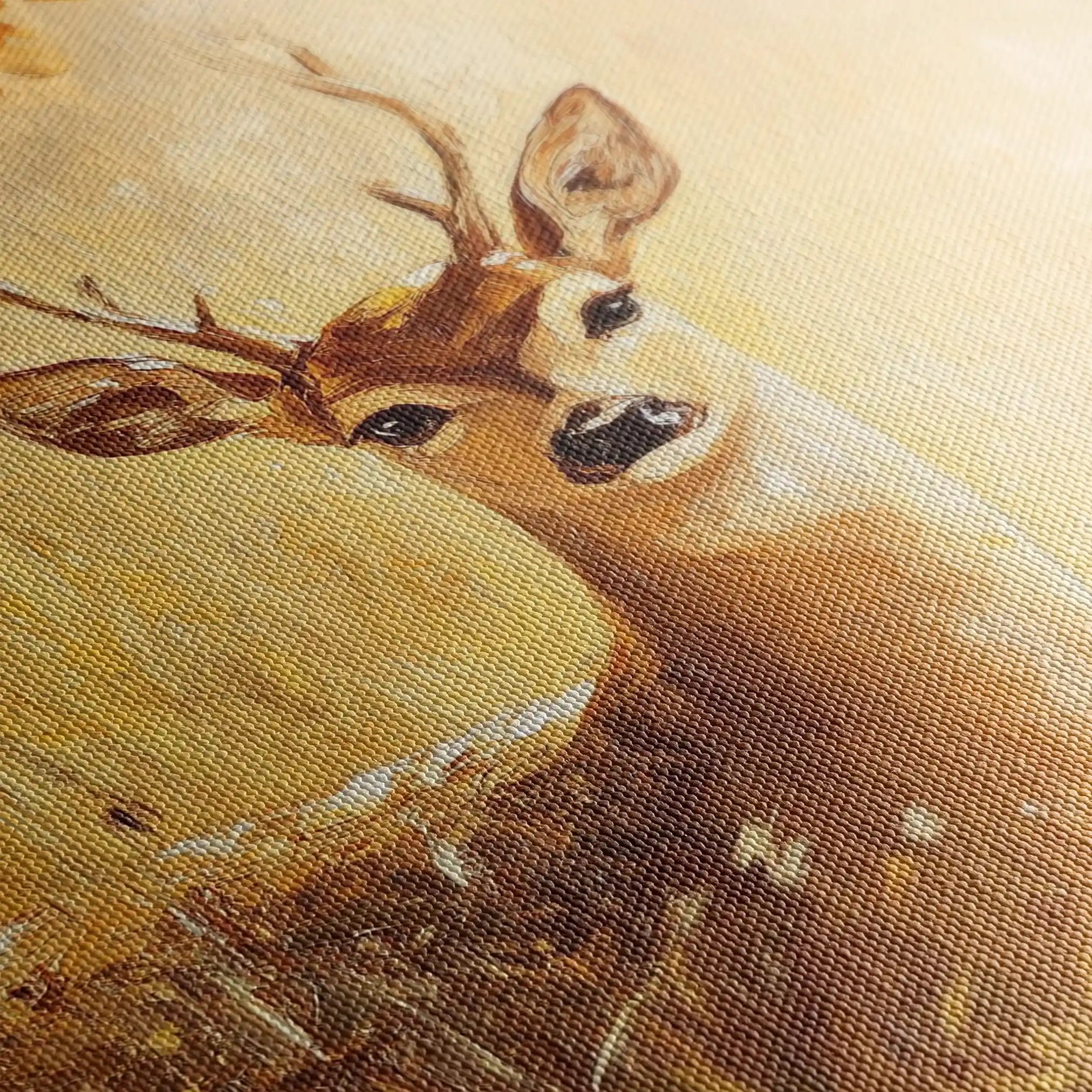 Animals 030 Canvas Art 90 x 60 cm / Stretched on hidden frame