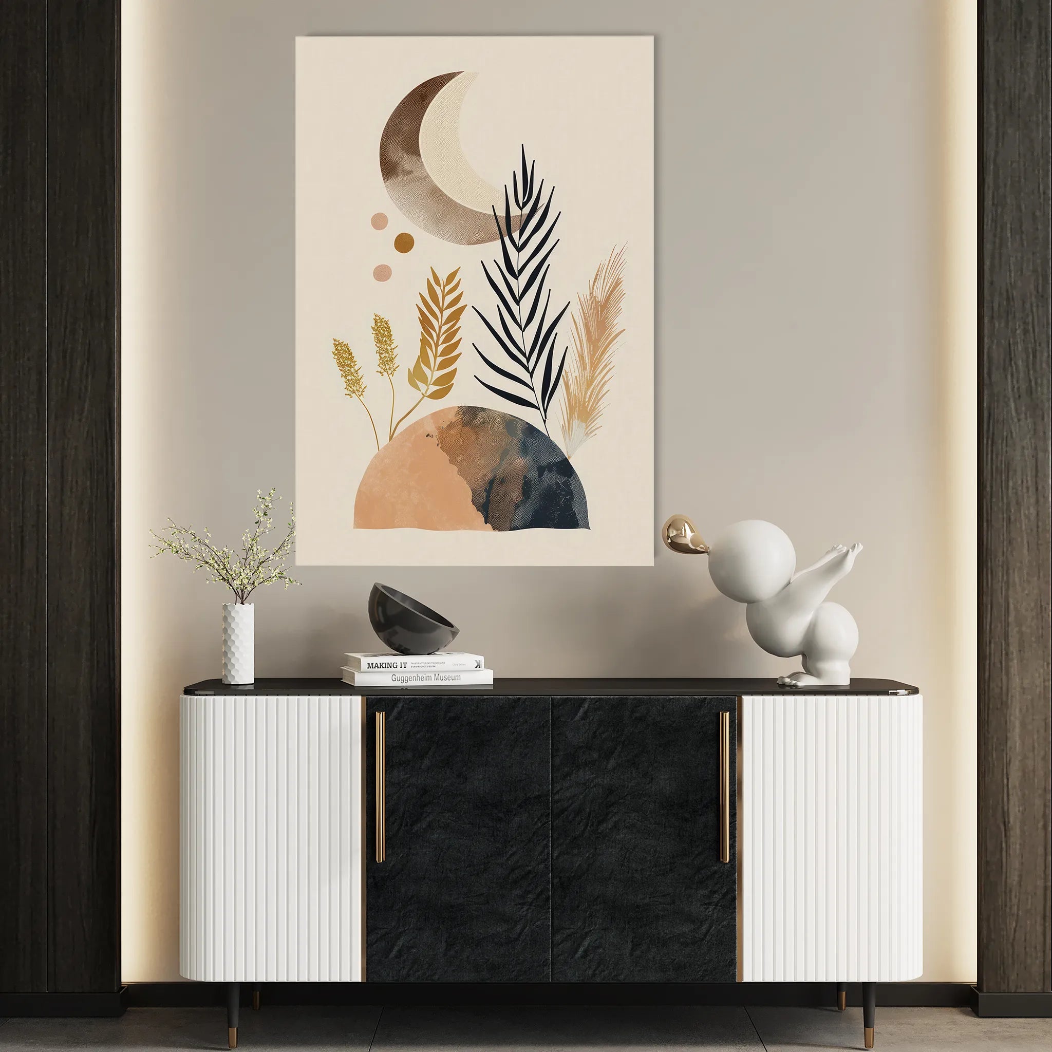 Boho Canvas Wall Art WAD030-BH 90 x 60 cm / Stretched on hidden frame