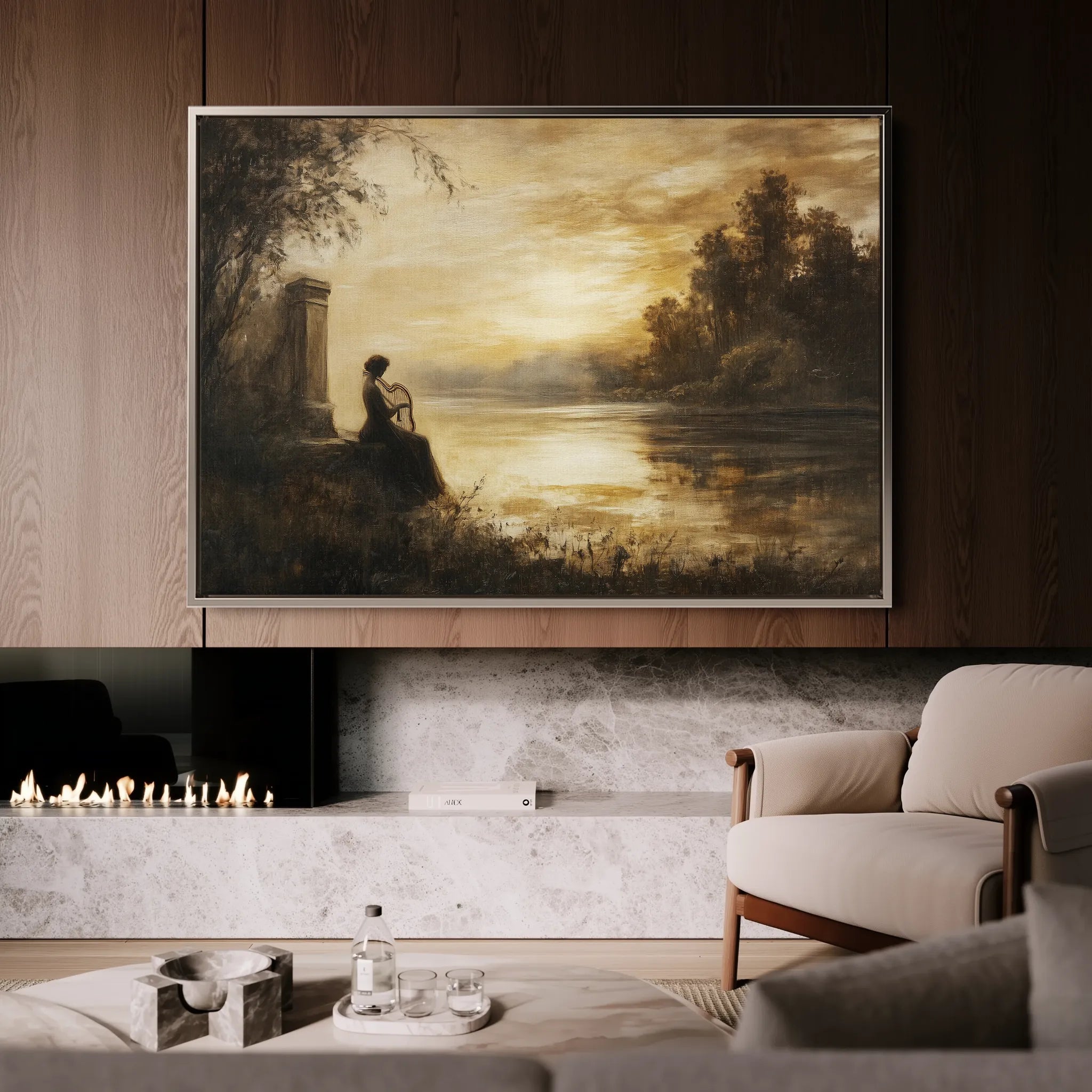 Classic Canvas Wall Art WAD030-CL 90 x 60 cm / Stretched on hidden frame