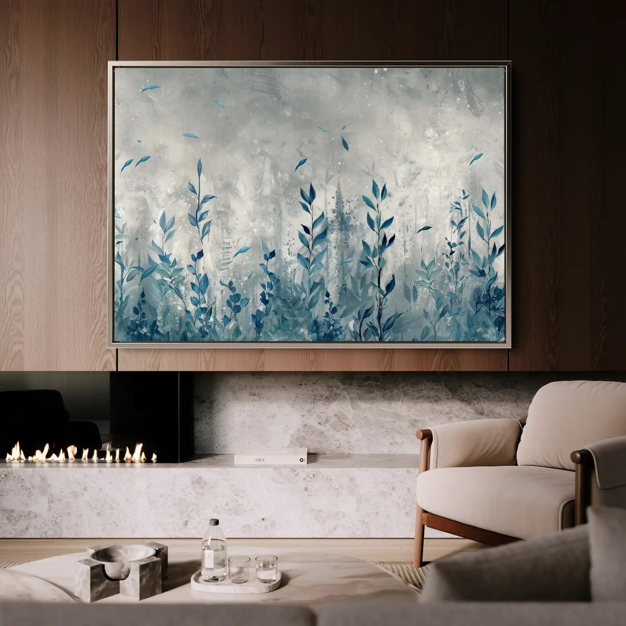 Floral Canvas Wall Art WAD030-F 90 x 60 cm / Stretched on hidden frame