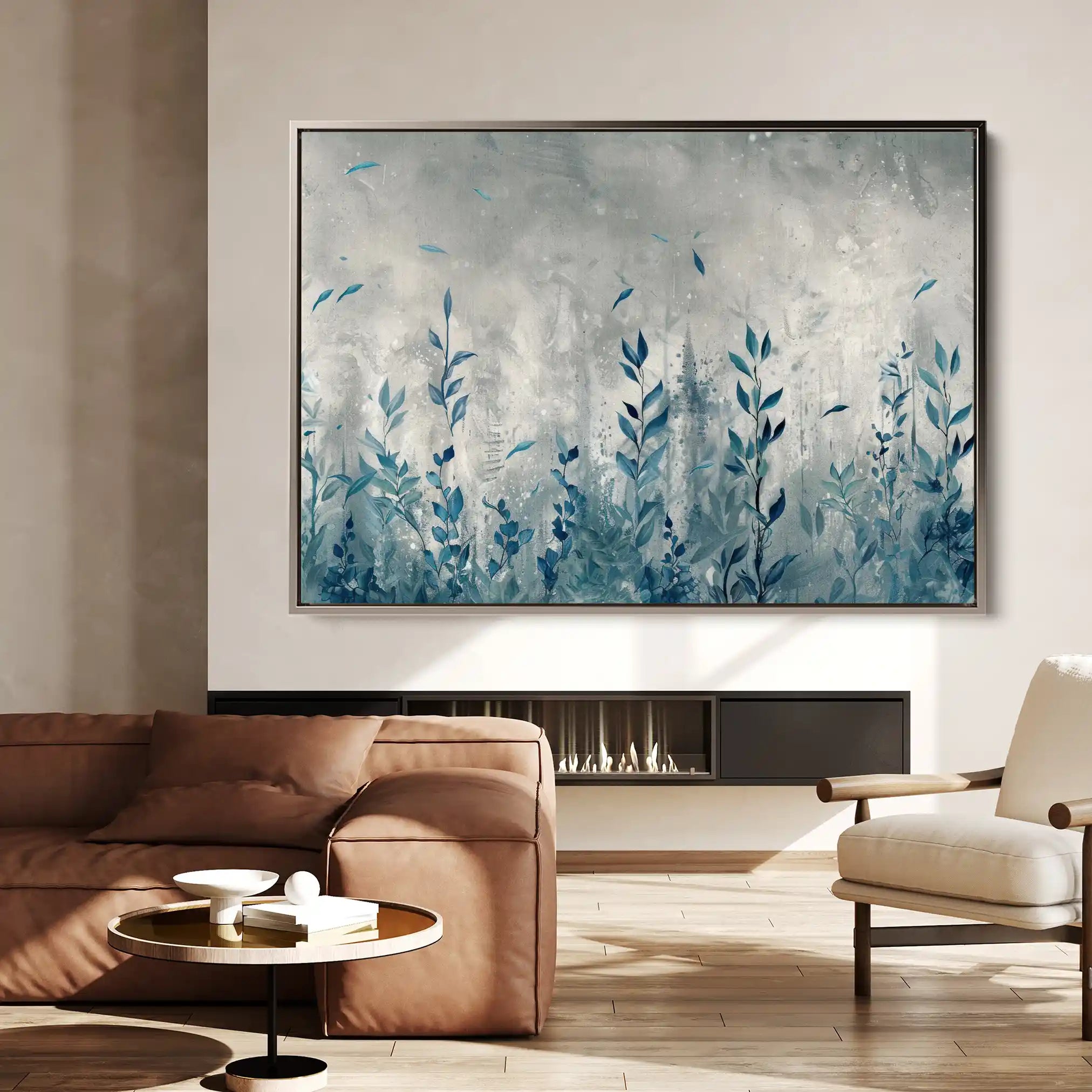 Floral Canvas Wall Art WAD030-F 90 x 60 cm / Stretched on hidden frame