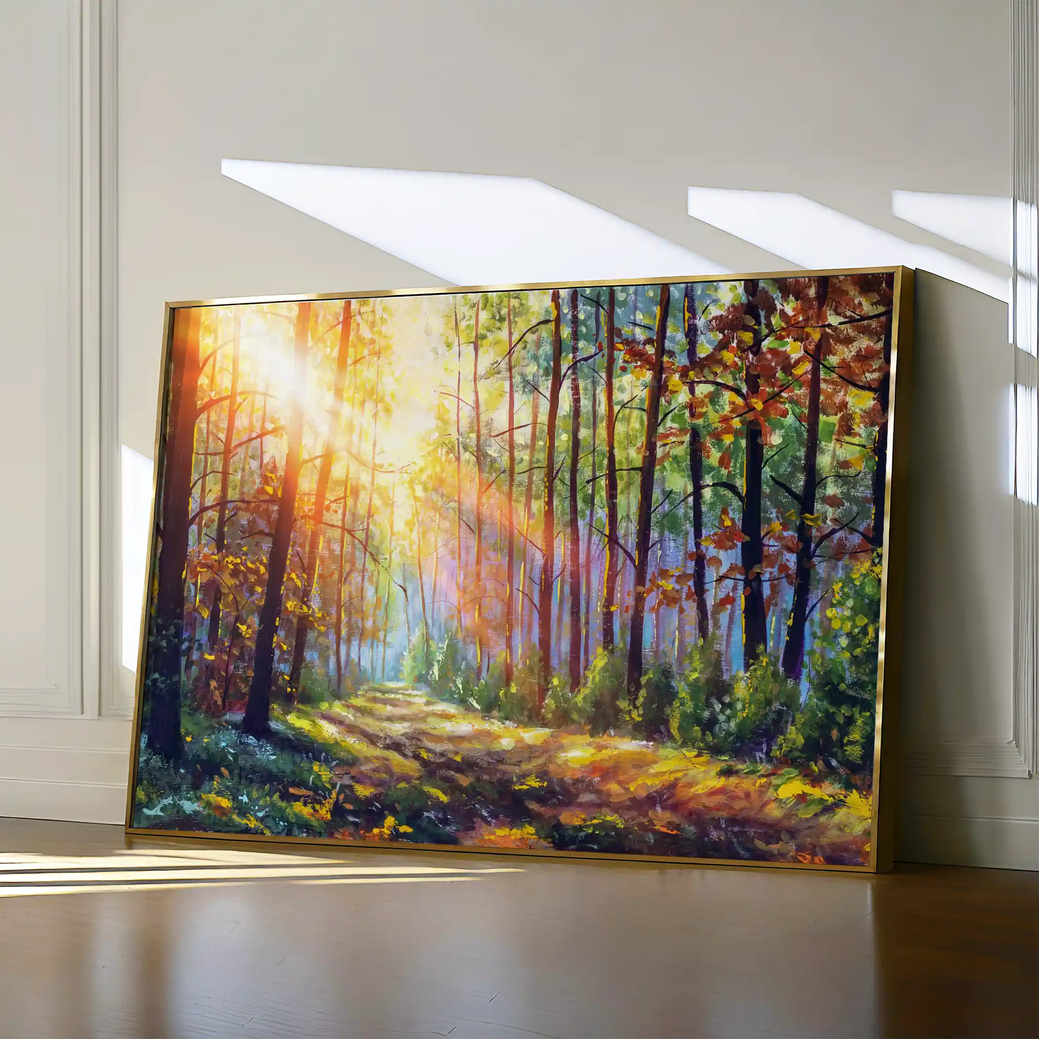 Landscape 030 Canvas Art 90 x 60 cm / Stretched on hidden frame