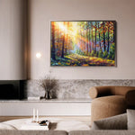 Landscape 030 Canvas Art 90 x 60 cm / Stretched on hidden frame