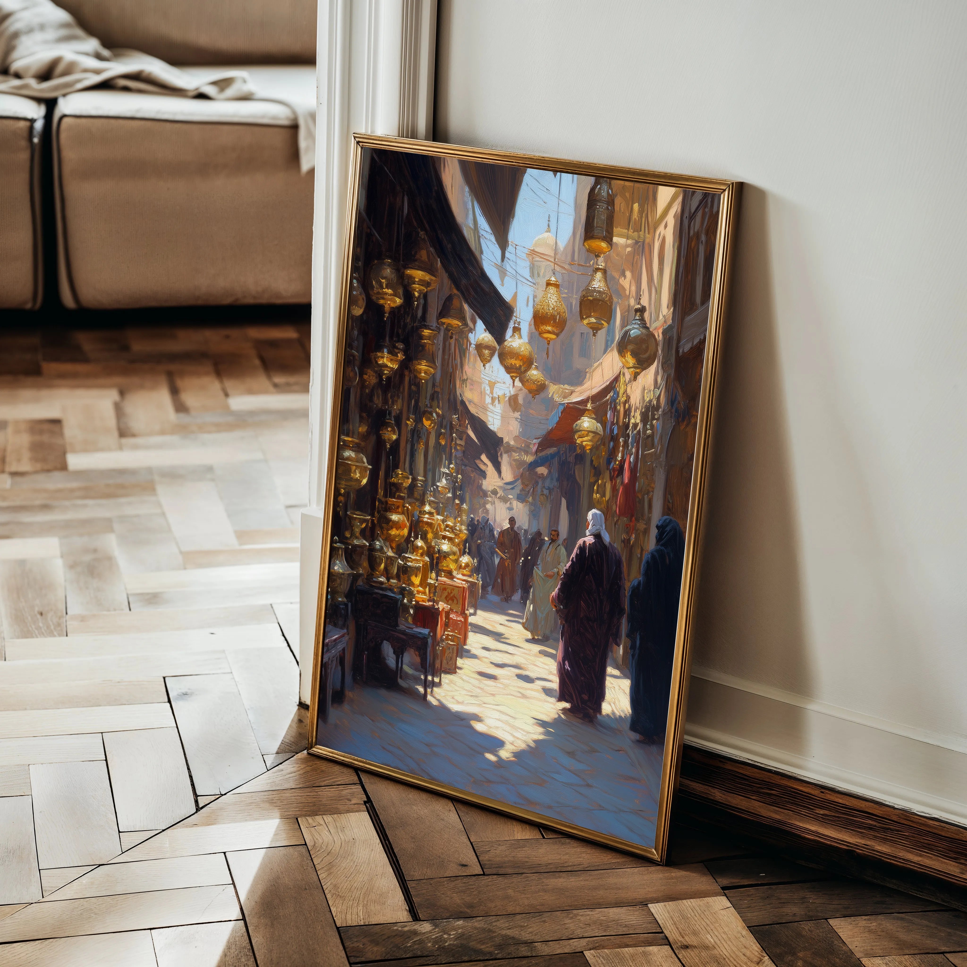 Orientalist Canvas Wall Art WAD030-OR 90 x 60 cm / Stretched on hidden frame