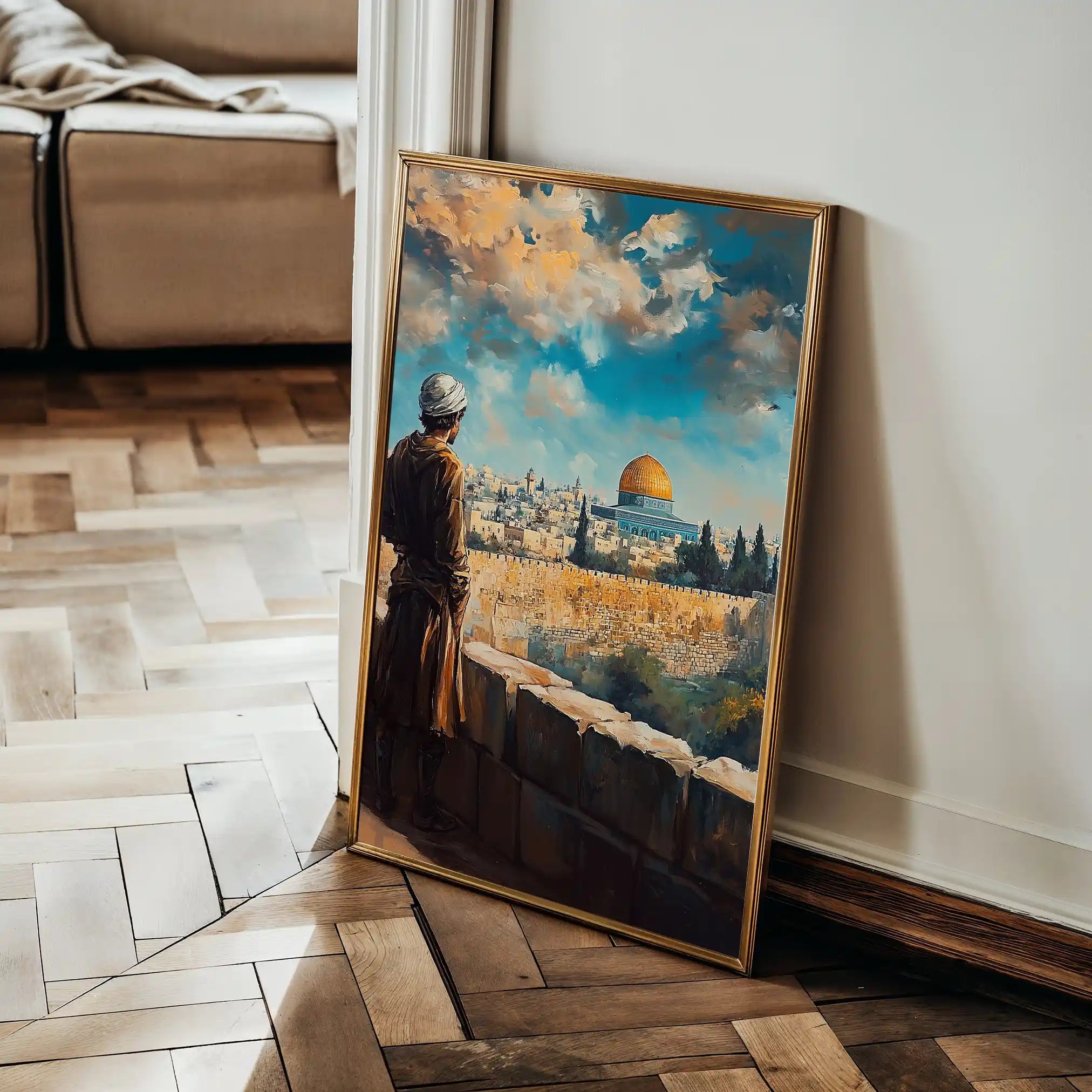 Palestine 030 Canvas Art 90 x 60 cm / Stretched on hidden frame