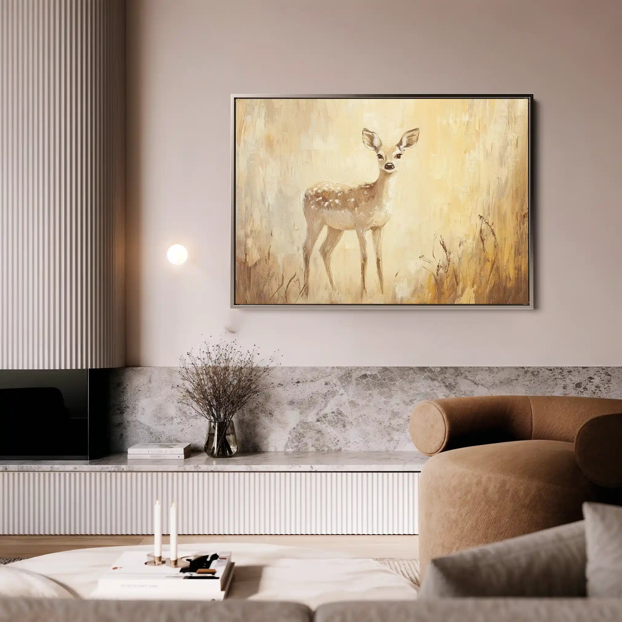Animals 031 Canvas Art 90 x 60 cm / Stretched on hidden frame