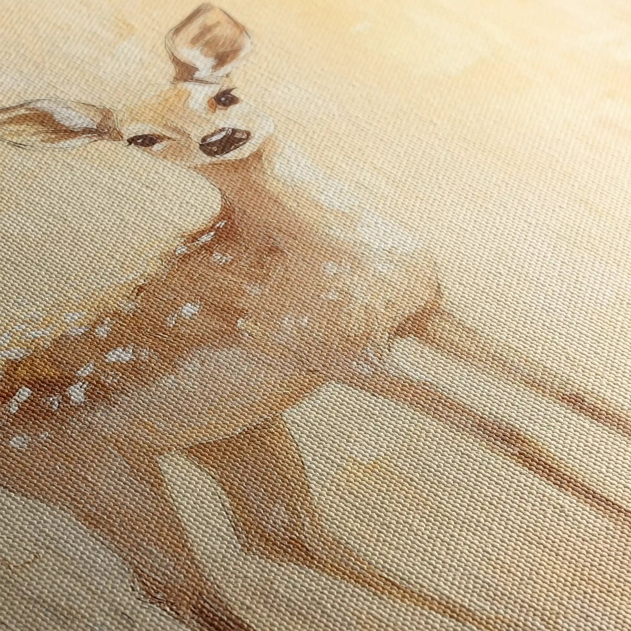 Animals 031 Canvas Art 90 x 60 cm / Stretched on hidden frame