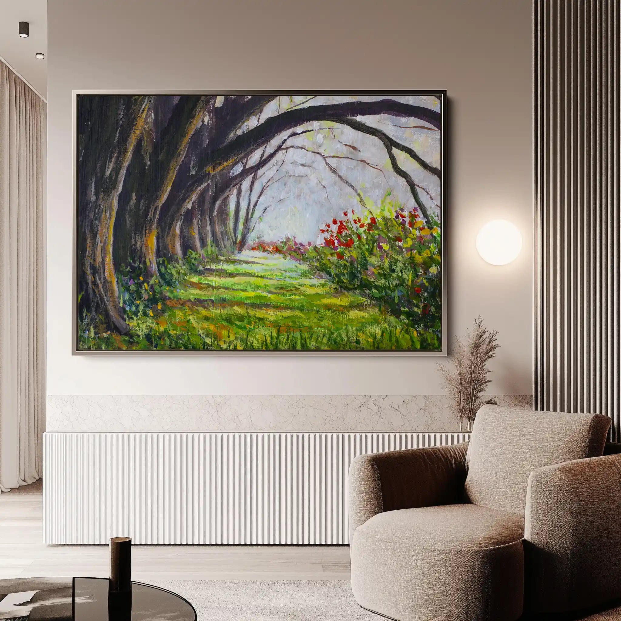 Landscape 031 Canvas Art 90 x 60 cm / Stretched on hidden frame