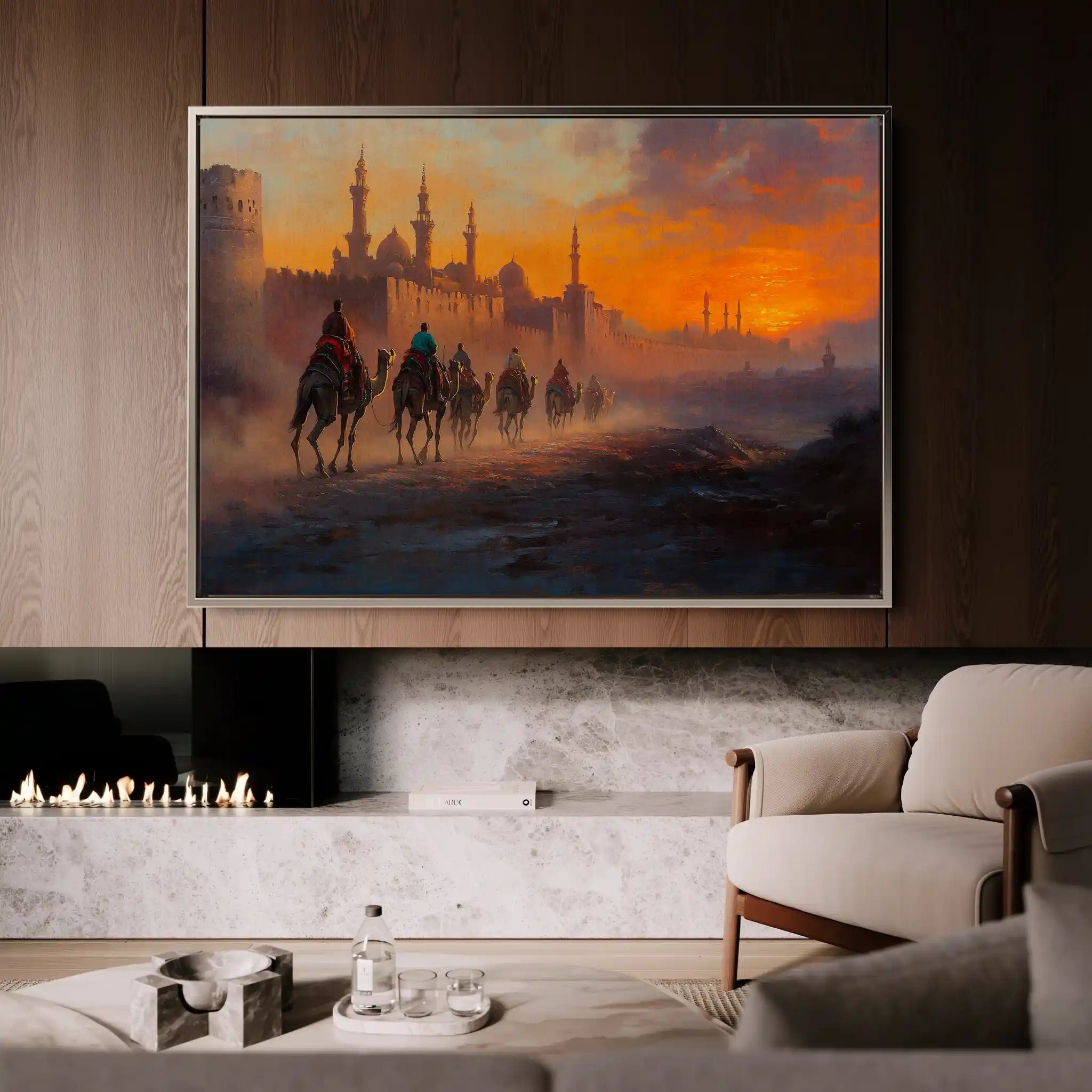 Orientalist 031 Canvas Art 90 x 60 cm / Stretched on hidden frame