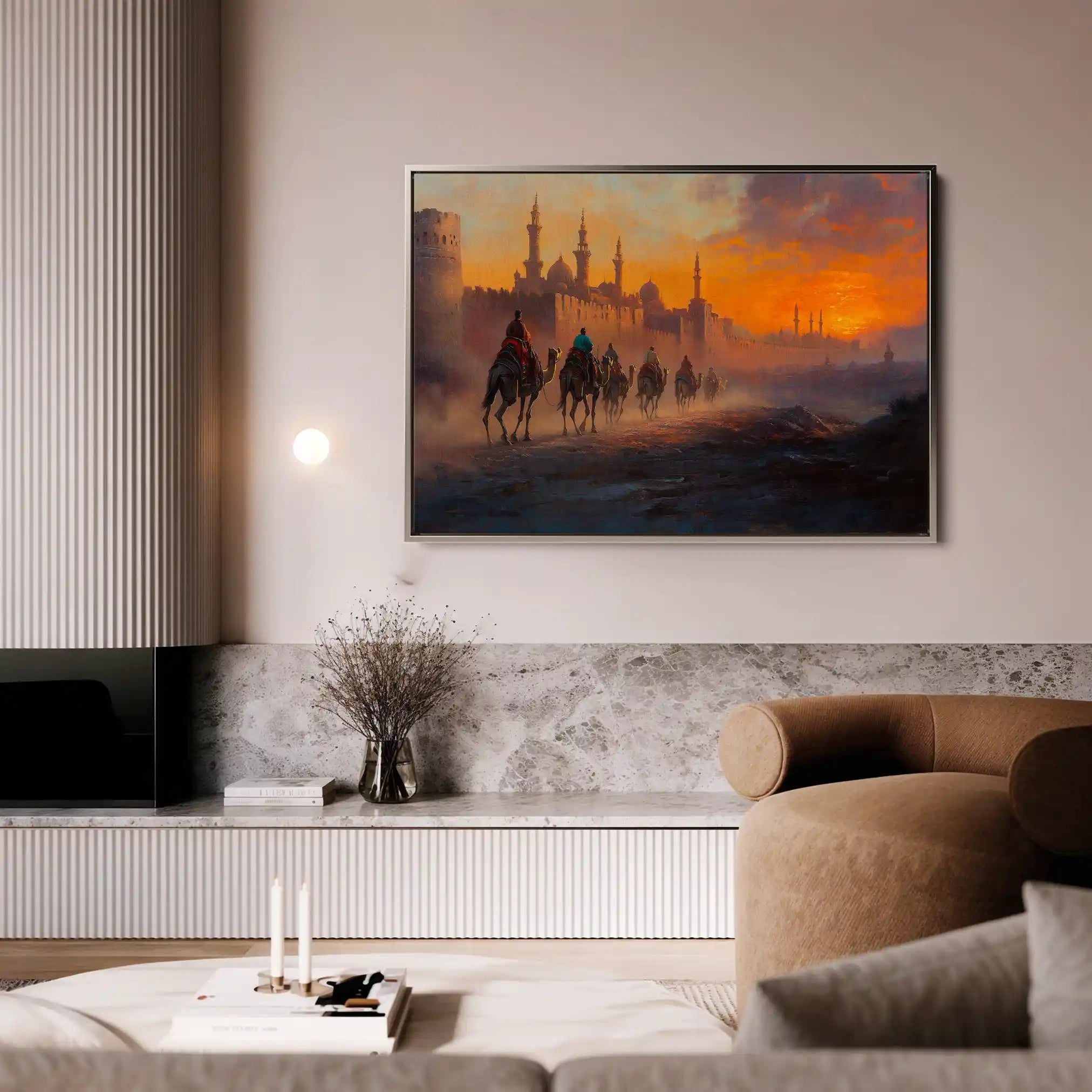 Orientalist 031 Canvas Art 90 x 60 cm / Stretched on hidden frame