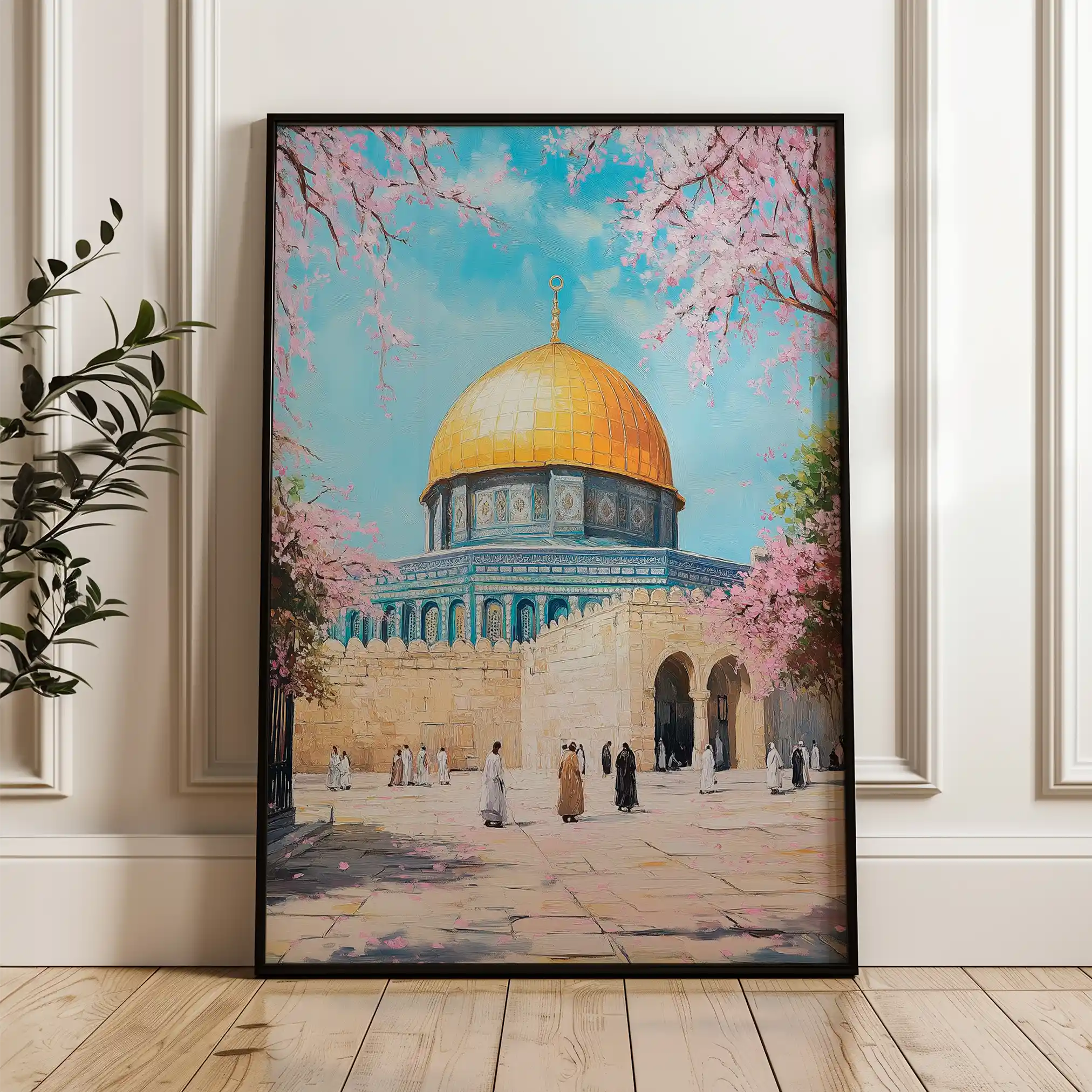 Palestine 031 Canvas Art 90 x 60 cm / Stretched on hidden frame