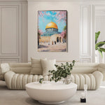 Palestine 031 Canvas Art 90 x 60 cm / Stretched on hidden frame