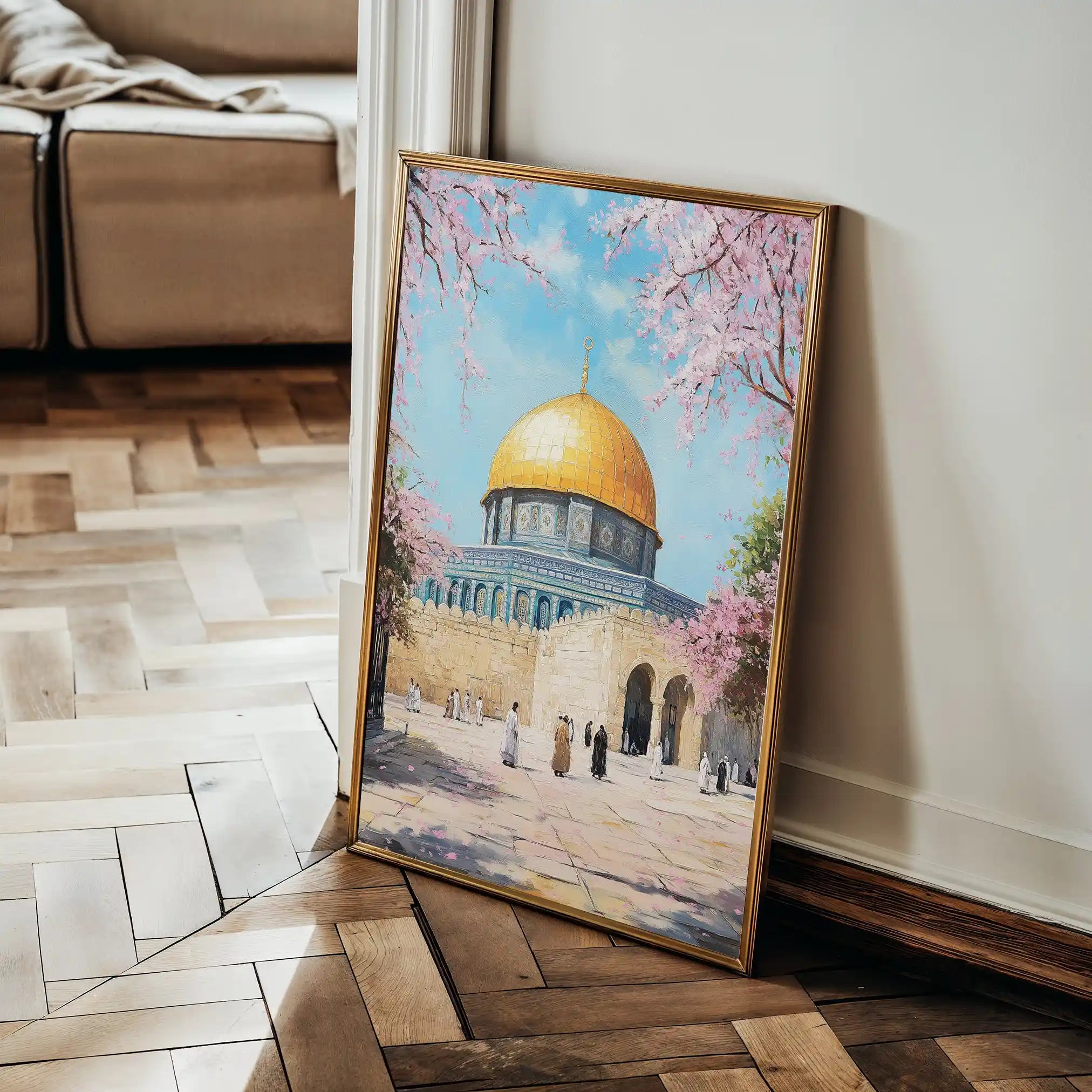 Palestine 031 Canvas Art 90 x 60 cm / Stretched on hidden frame