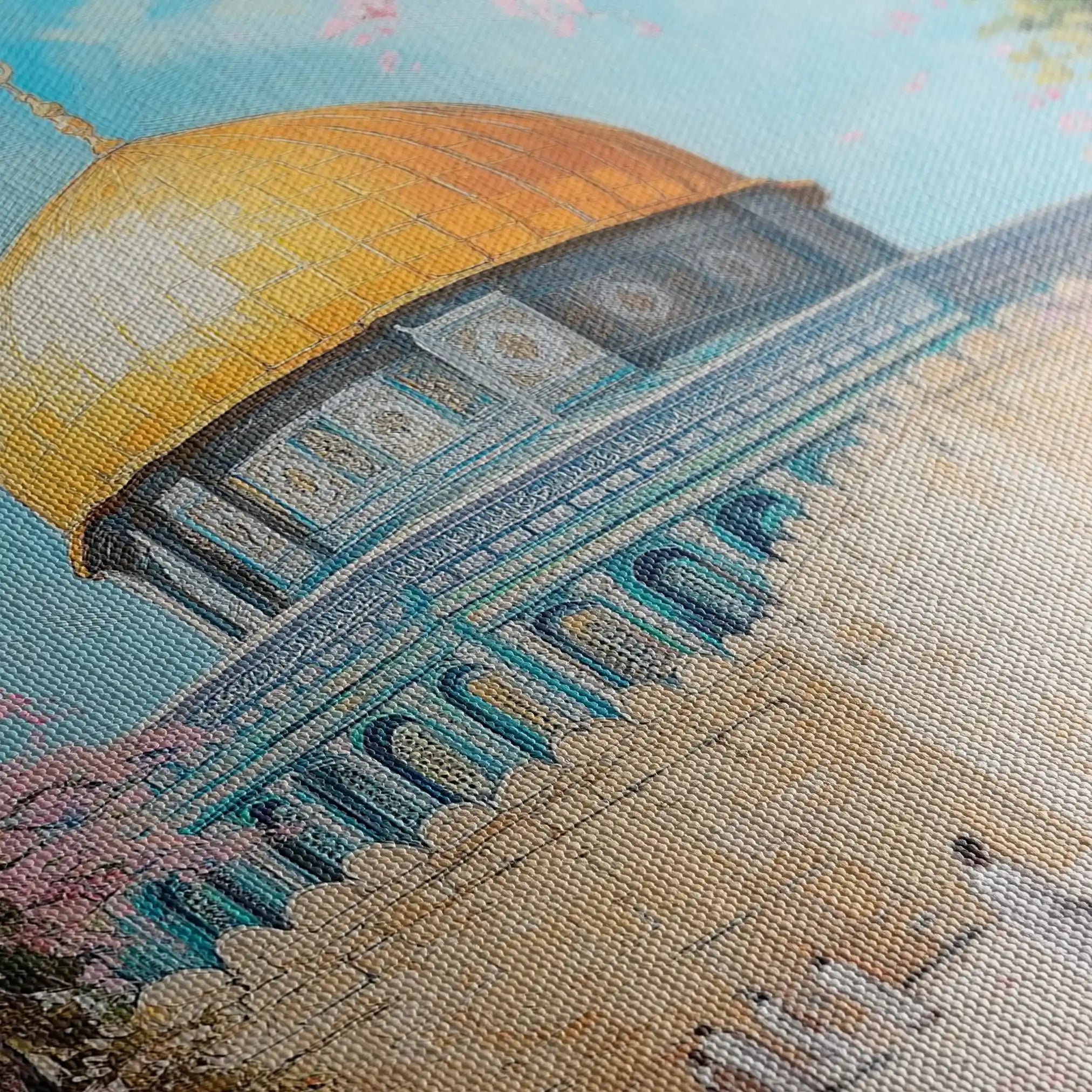 Palestine 031 Canvas Art 90 x 60 cm / Stretched on hidden frame