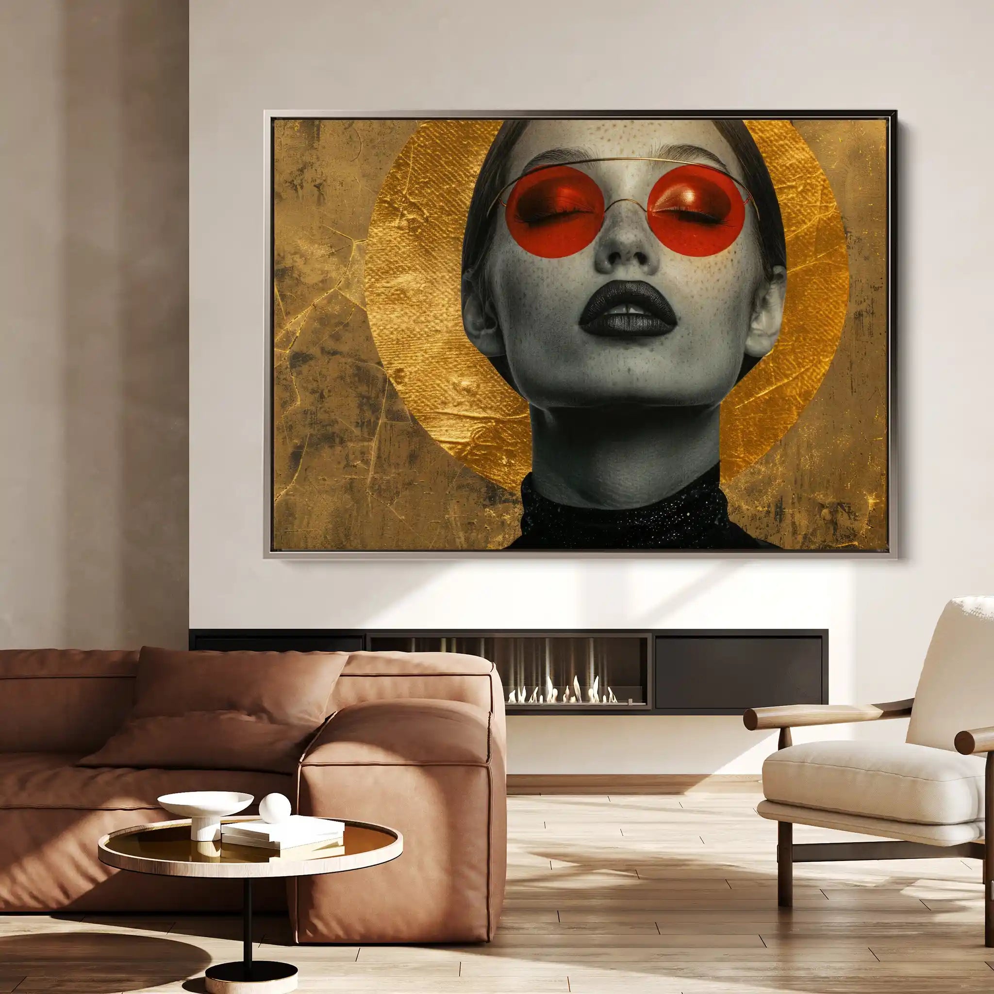 Portrait 031 Canvas Art 90 x 60 cm / Stretched on hidden frame