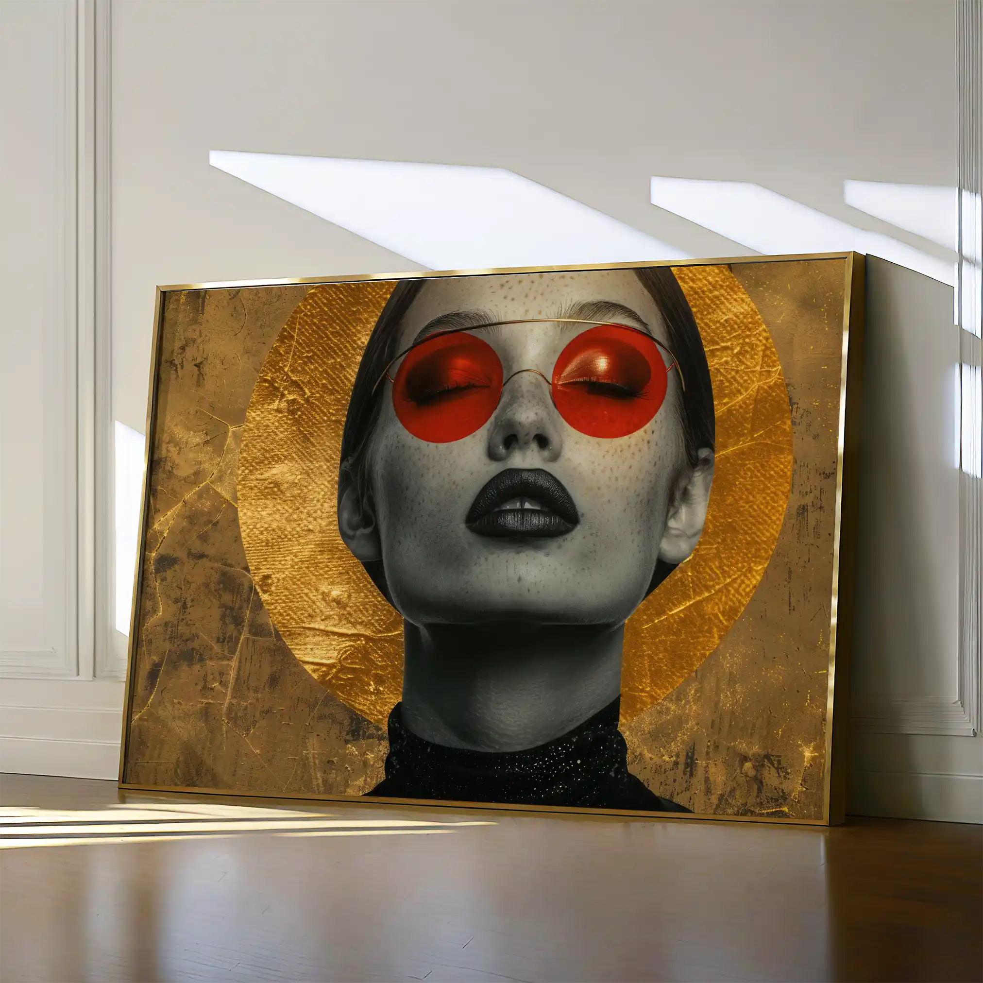 Portrait 031 Canvas Art 90 x 60 cm / Stretched on hidden frame