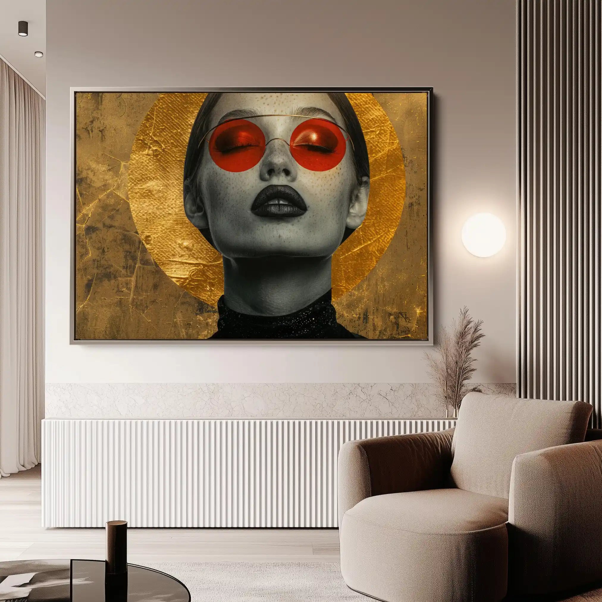 Portrait 031 Canvas Art 90 x 60 cm / Stretched on hidden frame