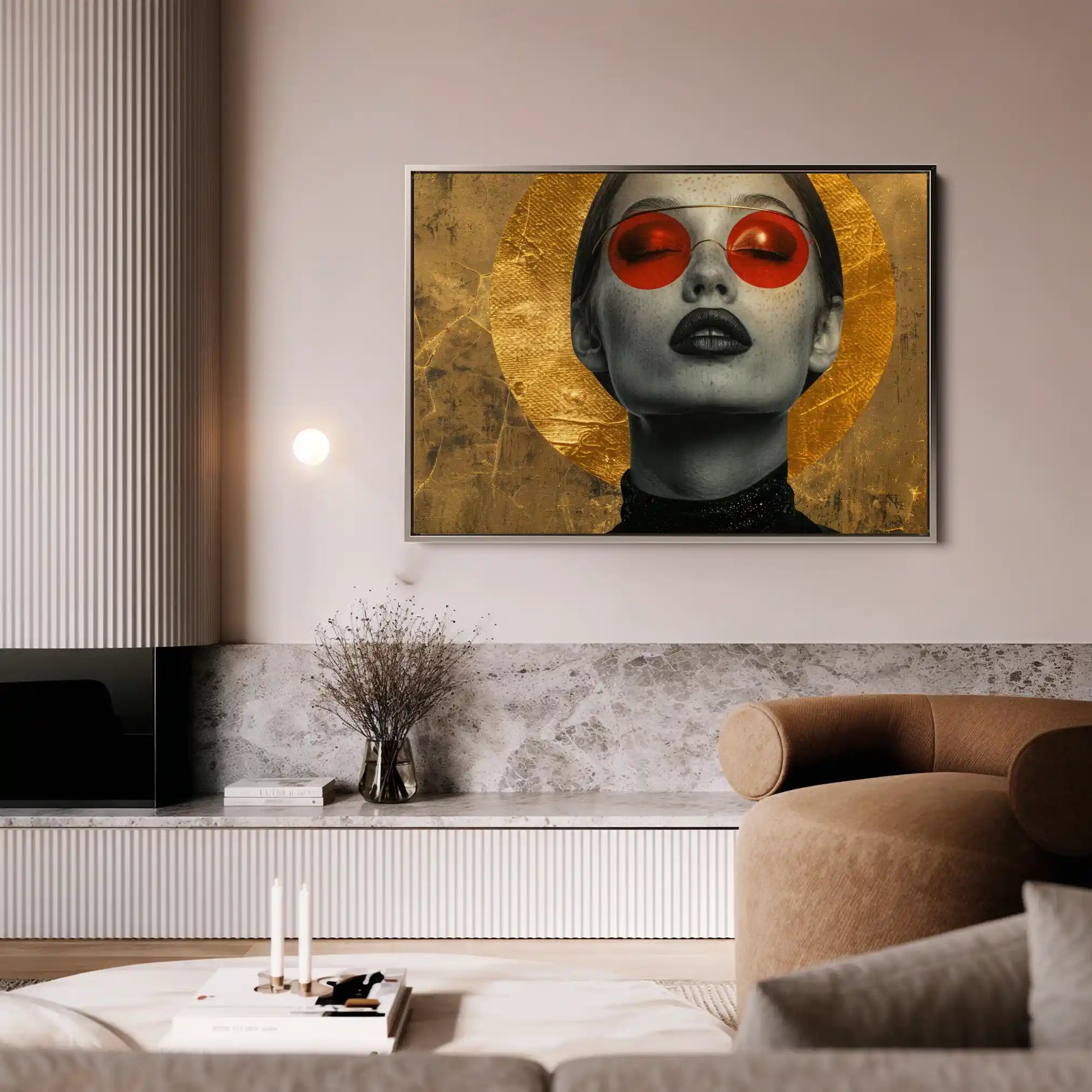 Portrait 031 Canvas Art 90 x 60 cm / Stretched on hidden frame