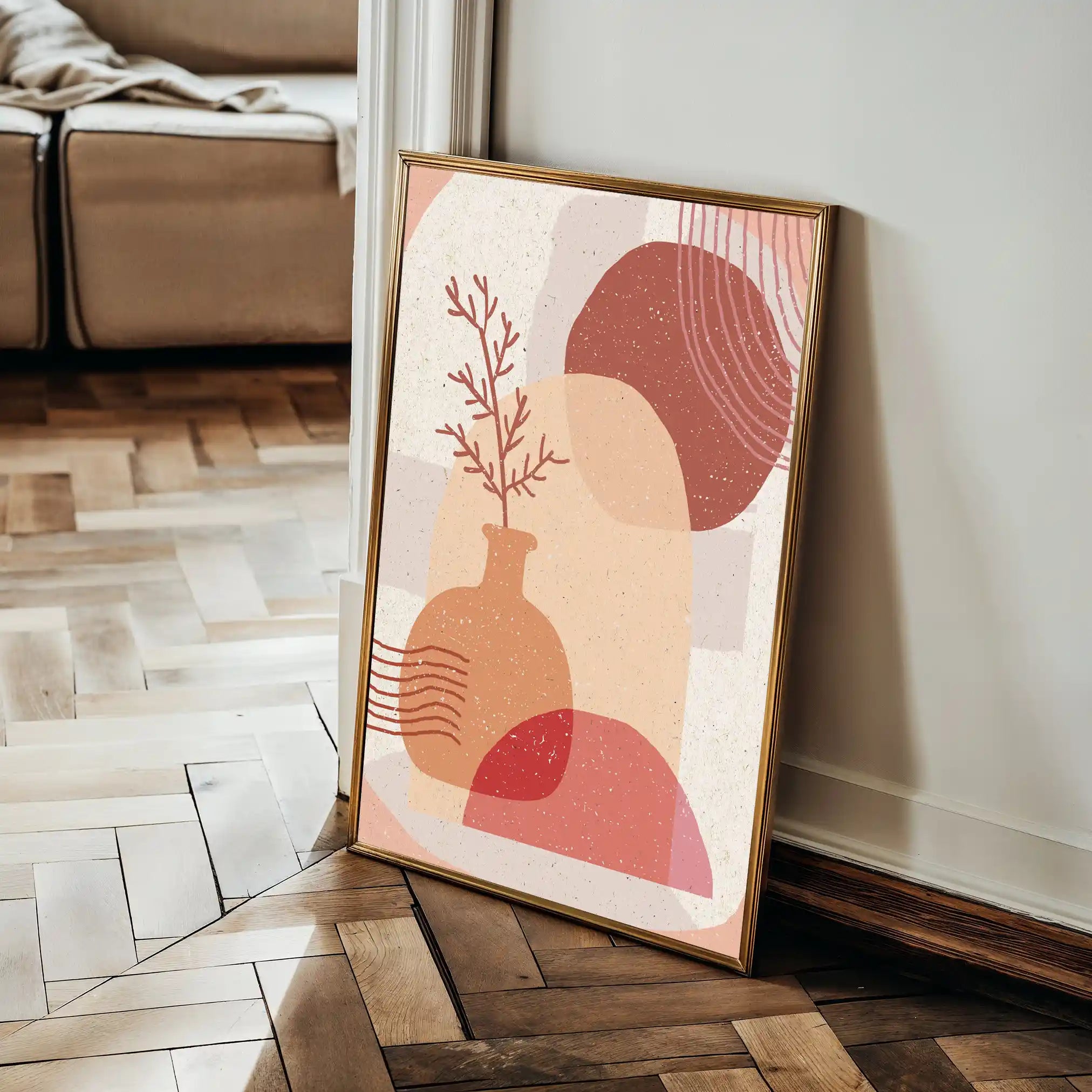 Boho 032 Canvas Art 90 x 60 cm / Stretched on hidden frame