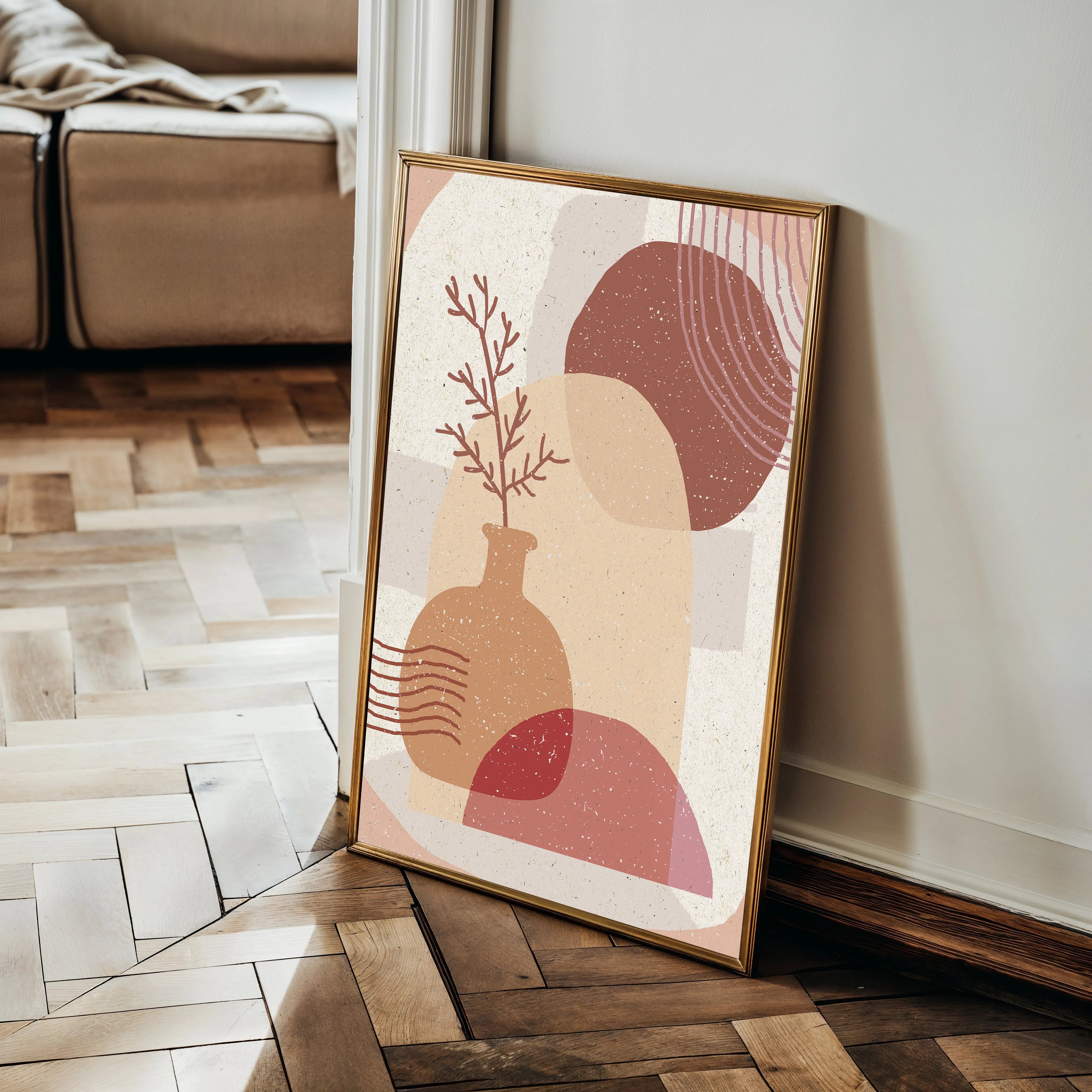 Boho Canvas Wall Art WAD032-BH 90 x 60 cm / Stretched on hidden frame
