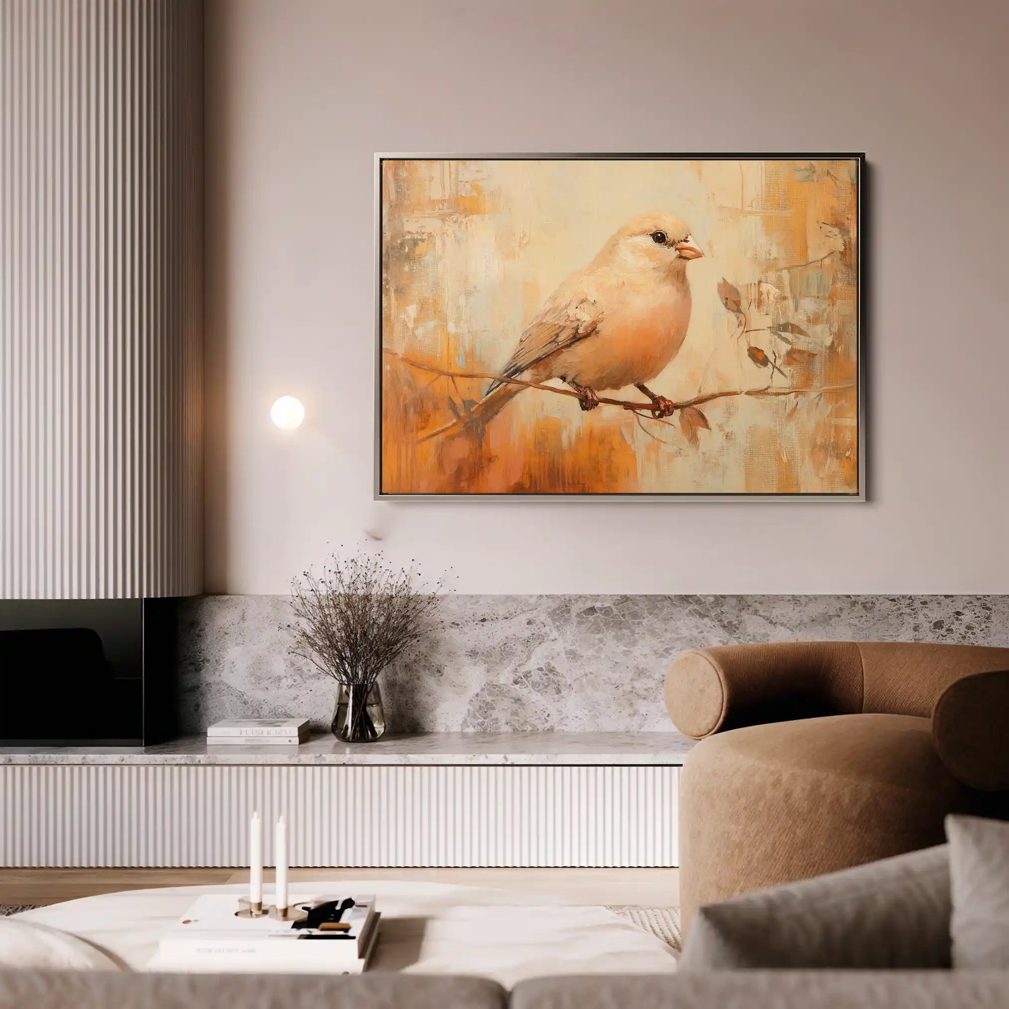 Animals 033 Canvas Art 90 x 60 cm / Stretched on hidden frame